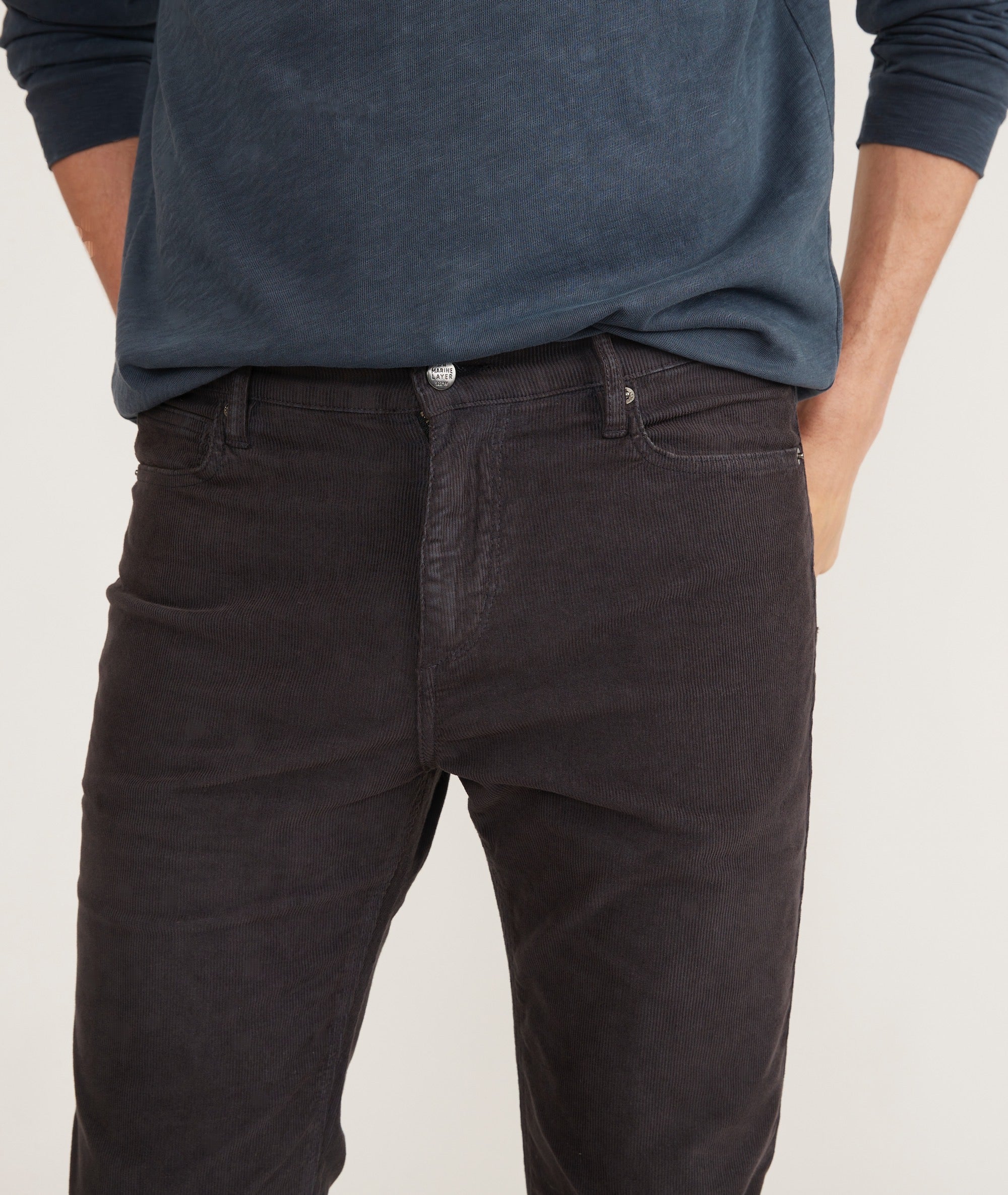5 Pocket Cambridge Slim Fit Corduroy Pant - Image 3