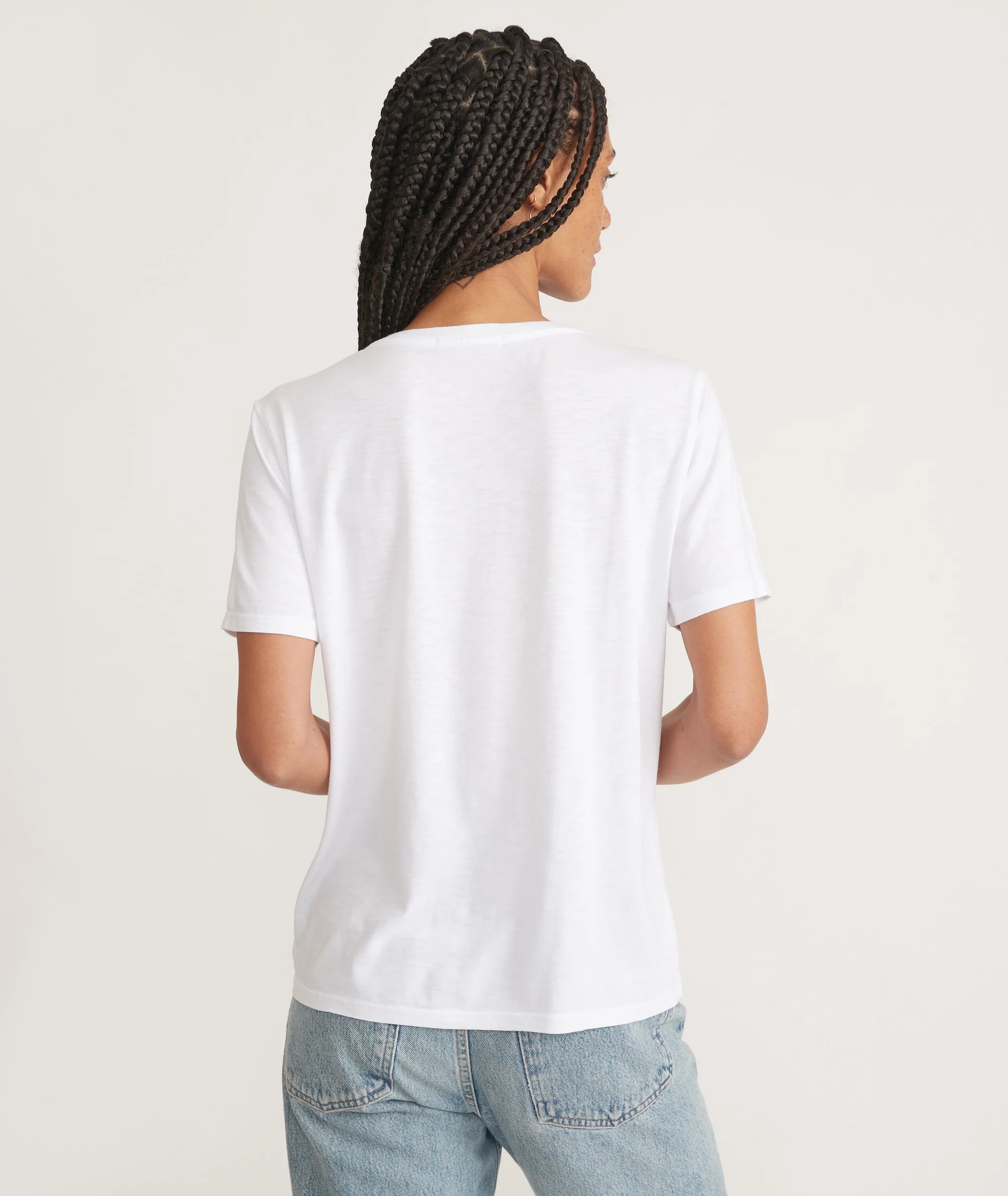 Boyfriend V-Neck Tee - Image 4