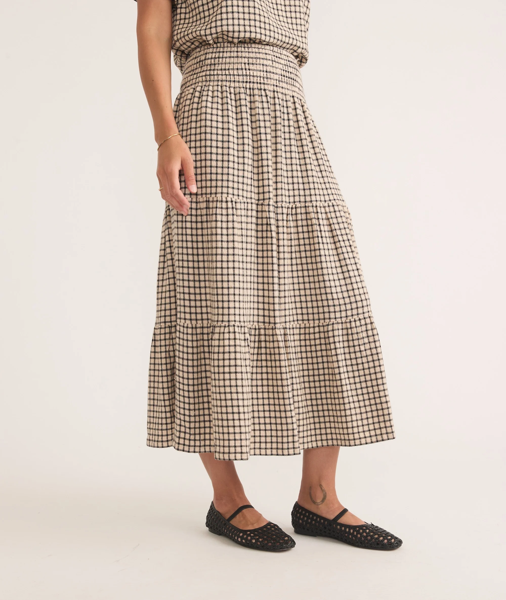 Chloe Smocked Maxi Skirt - Image 3