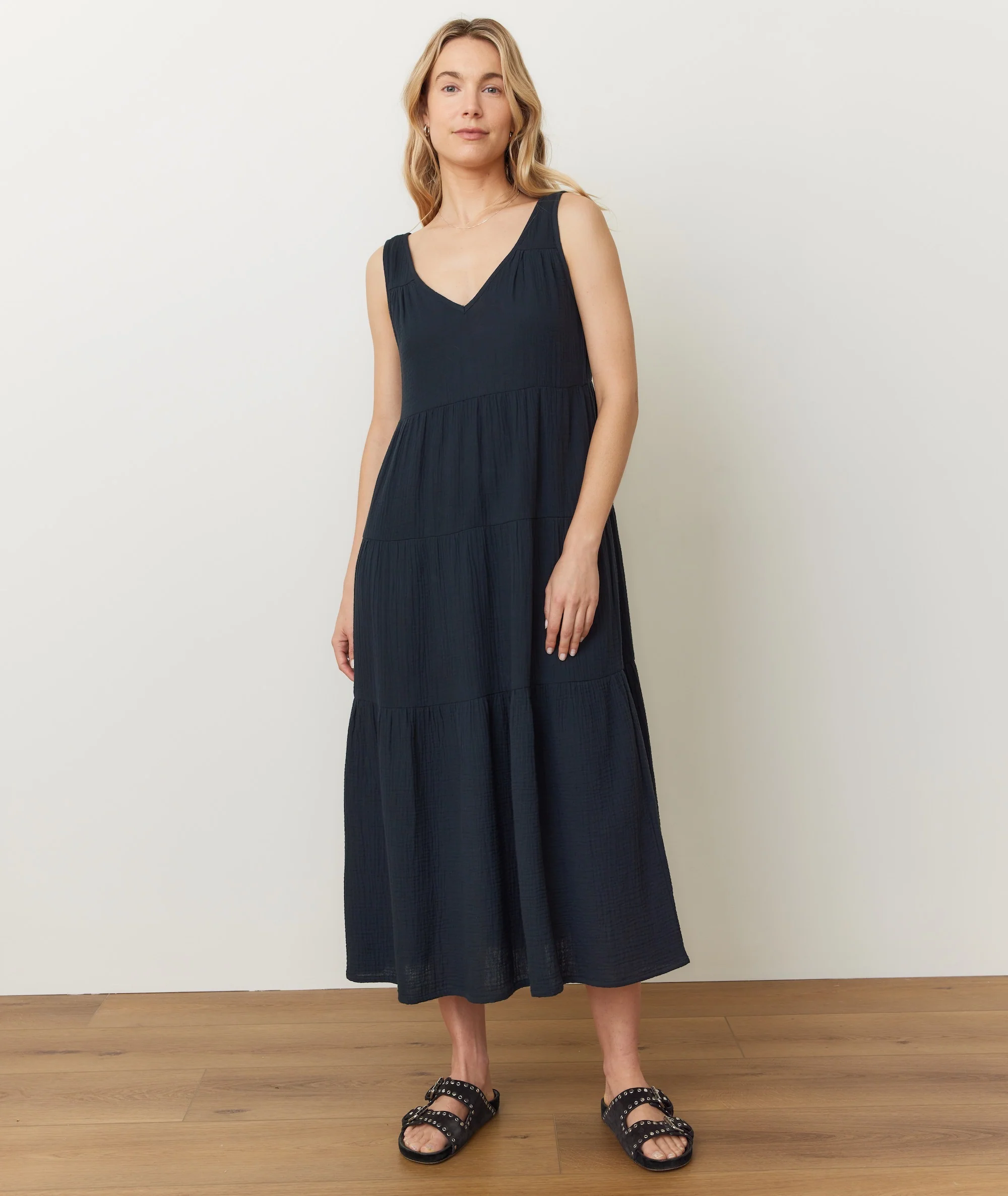 Corinne Double Cloth Maxi Dress - Image 4