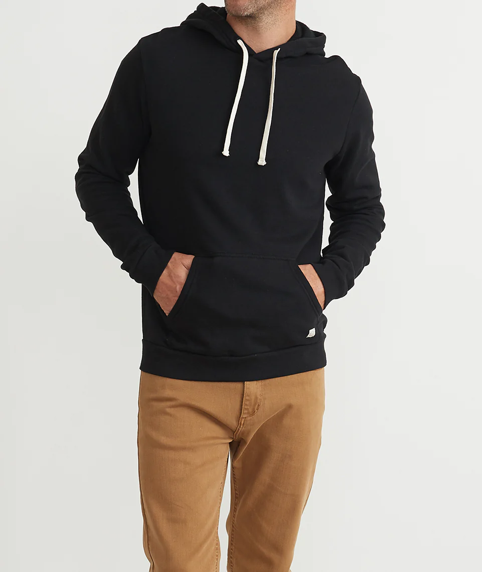 Men's Sunset Pullover Hoodie in Black - Image 3