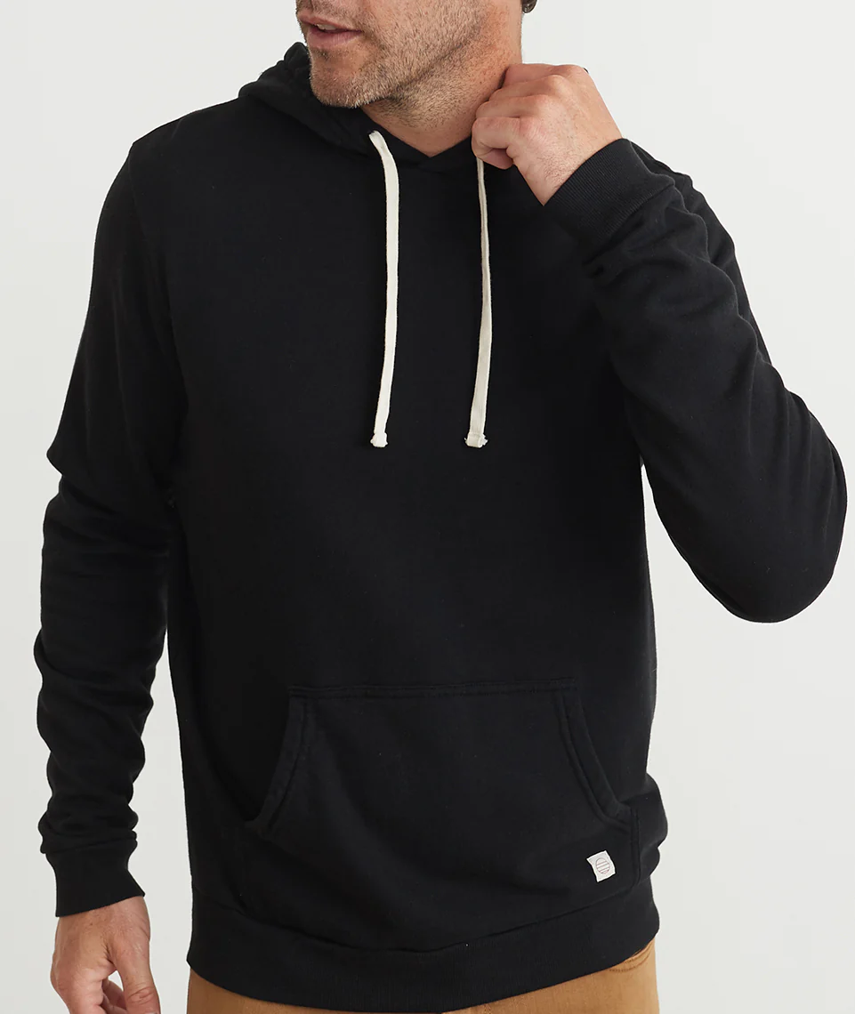 Men's Sunset Pullover Hoodie in Black - Image 4