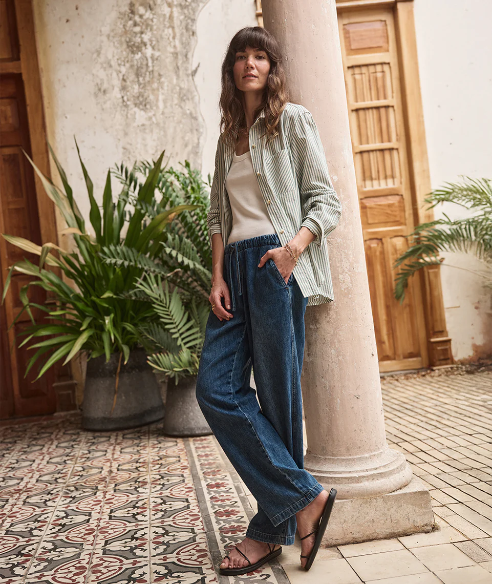 Drawstring Denim Pant - Image 4