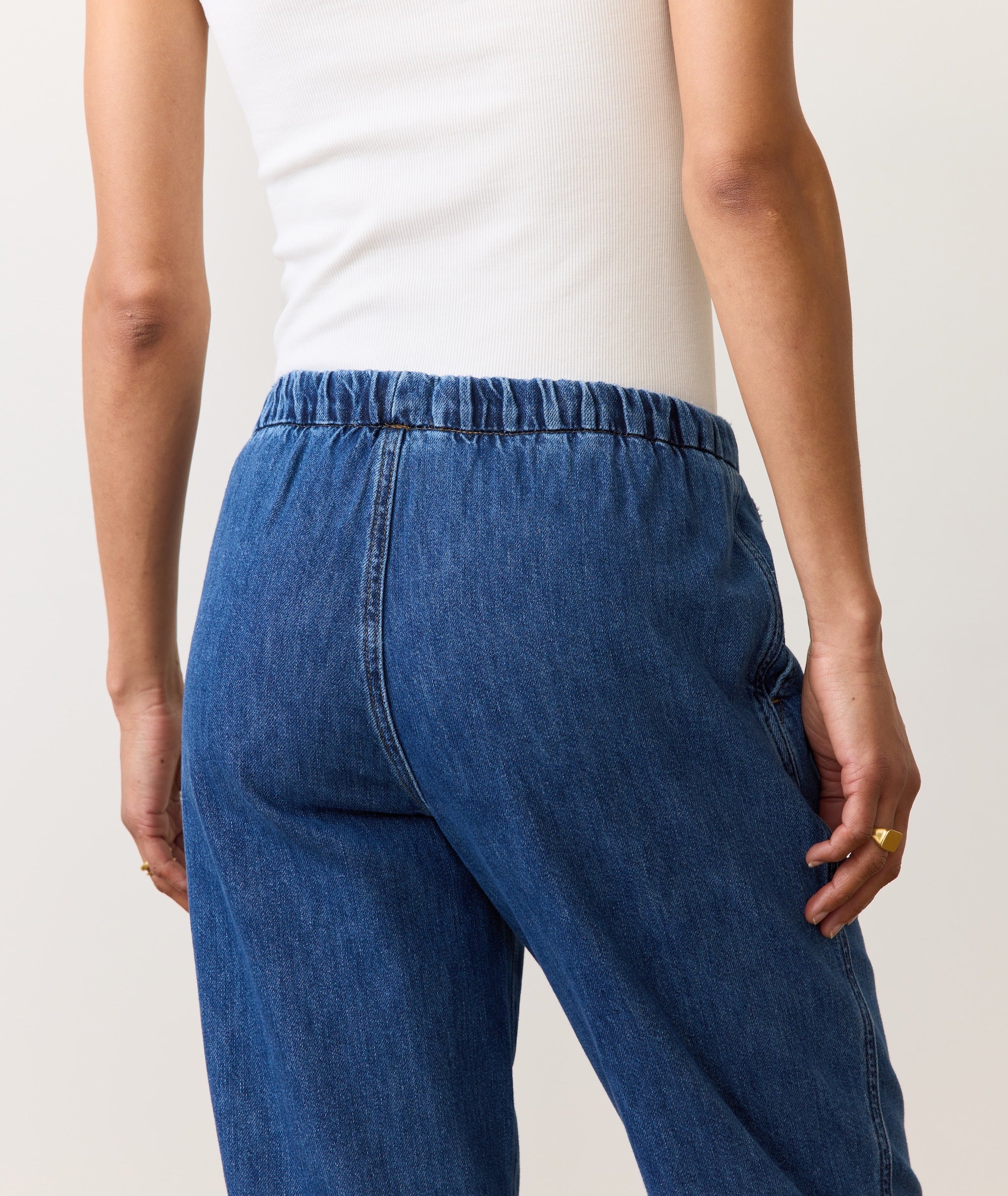 Drawstring Denim Pant - Image 6