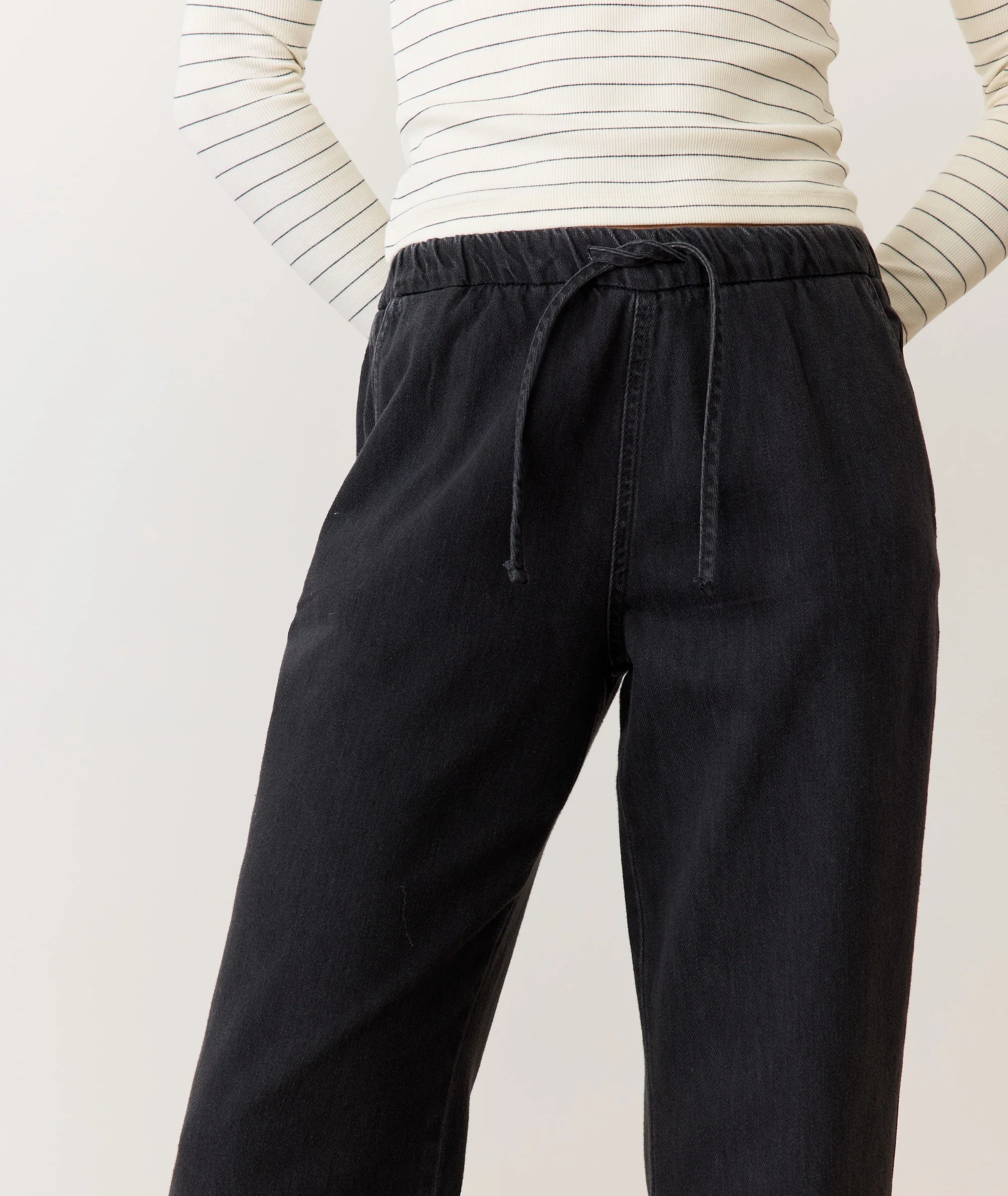 Drawstring Denim Pant - Image 3