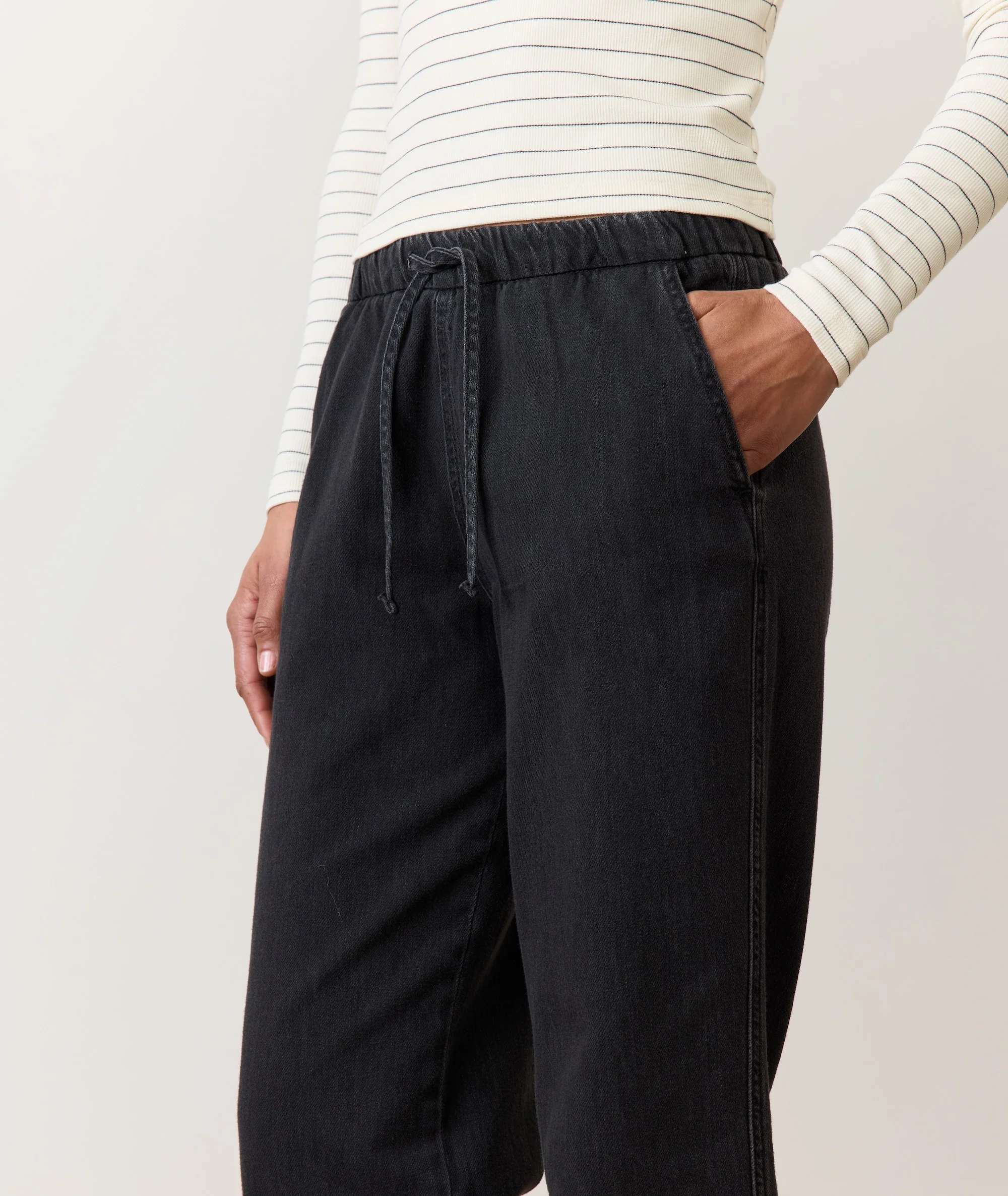 Drawstring Denim Pant - Image 5