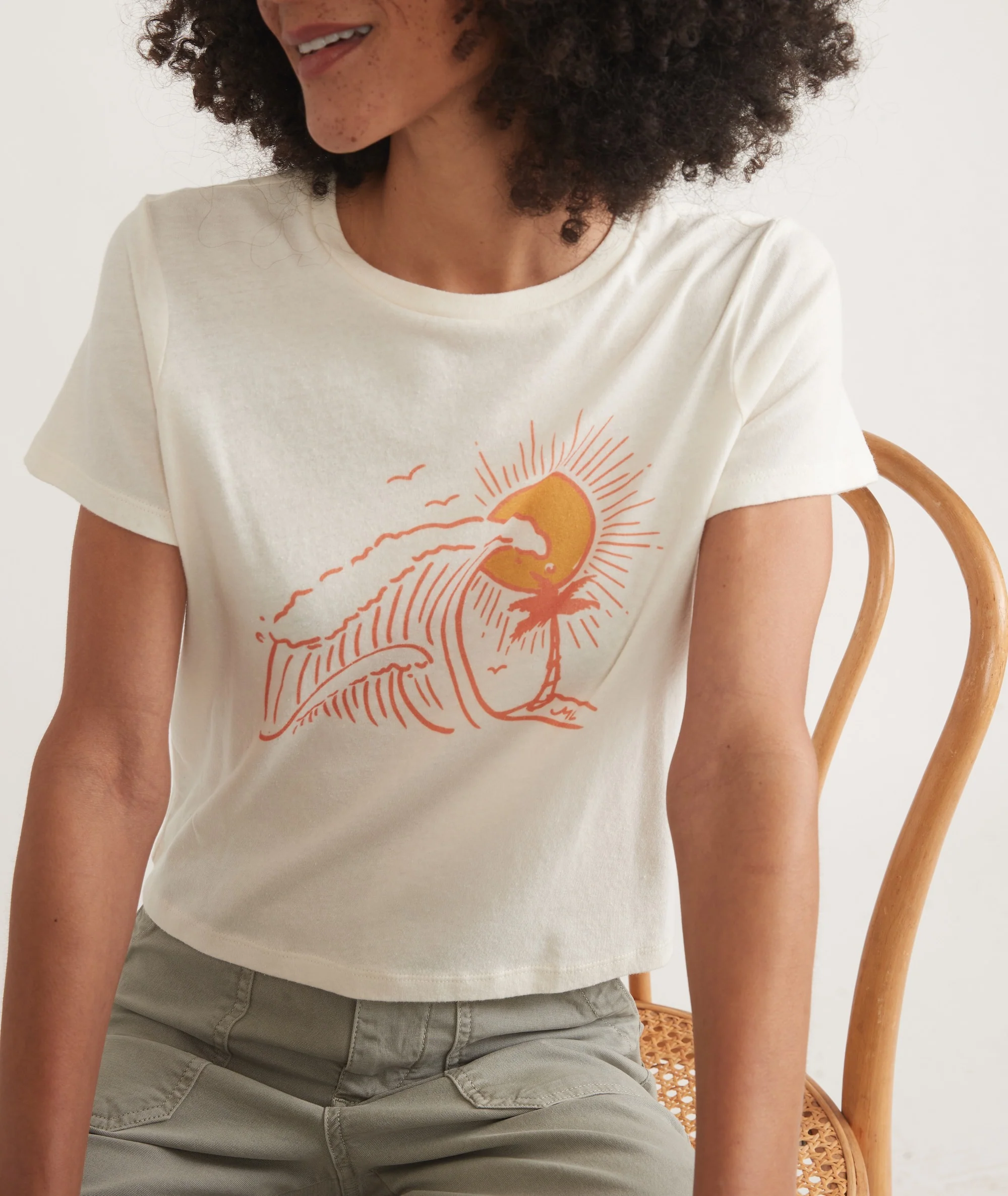 Easy Crop Graphic Tee - Image 3