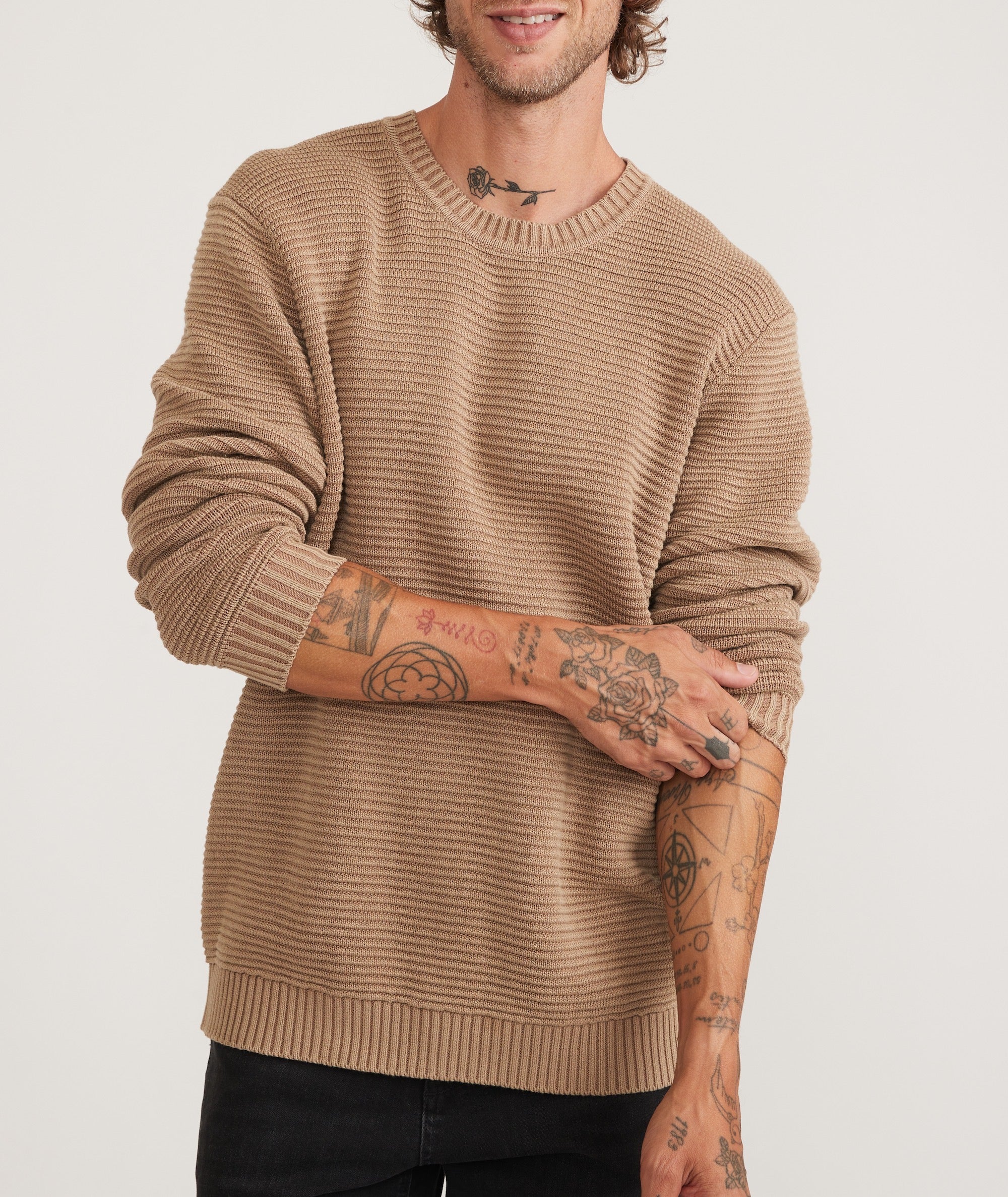 Garment Dye Crew Sweater - Image 4