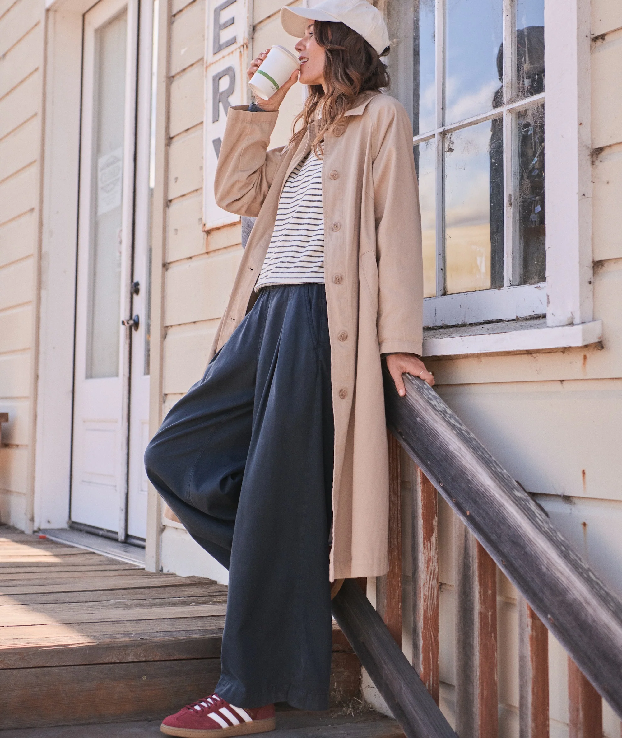 Hayes Twill Trench Coat - Image 3