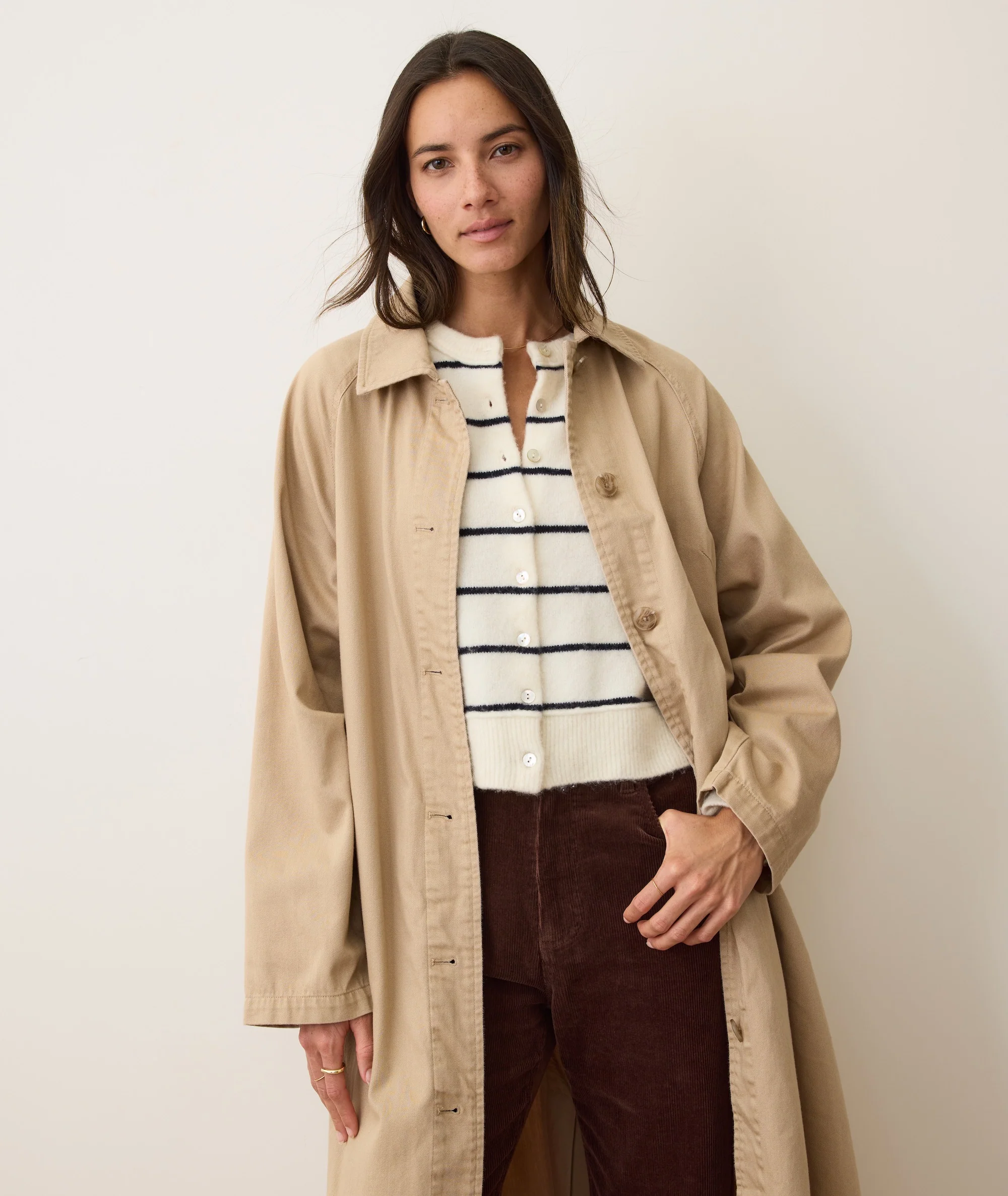 Hayes Twill Trench Coat - Image 5