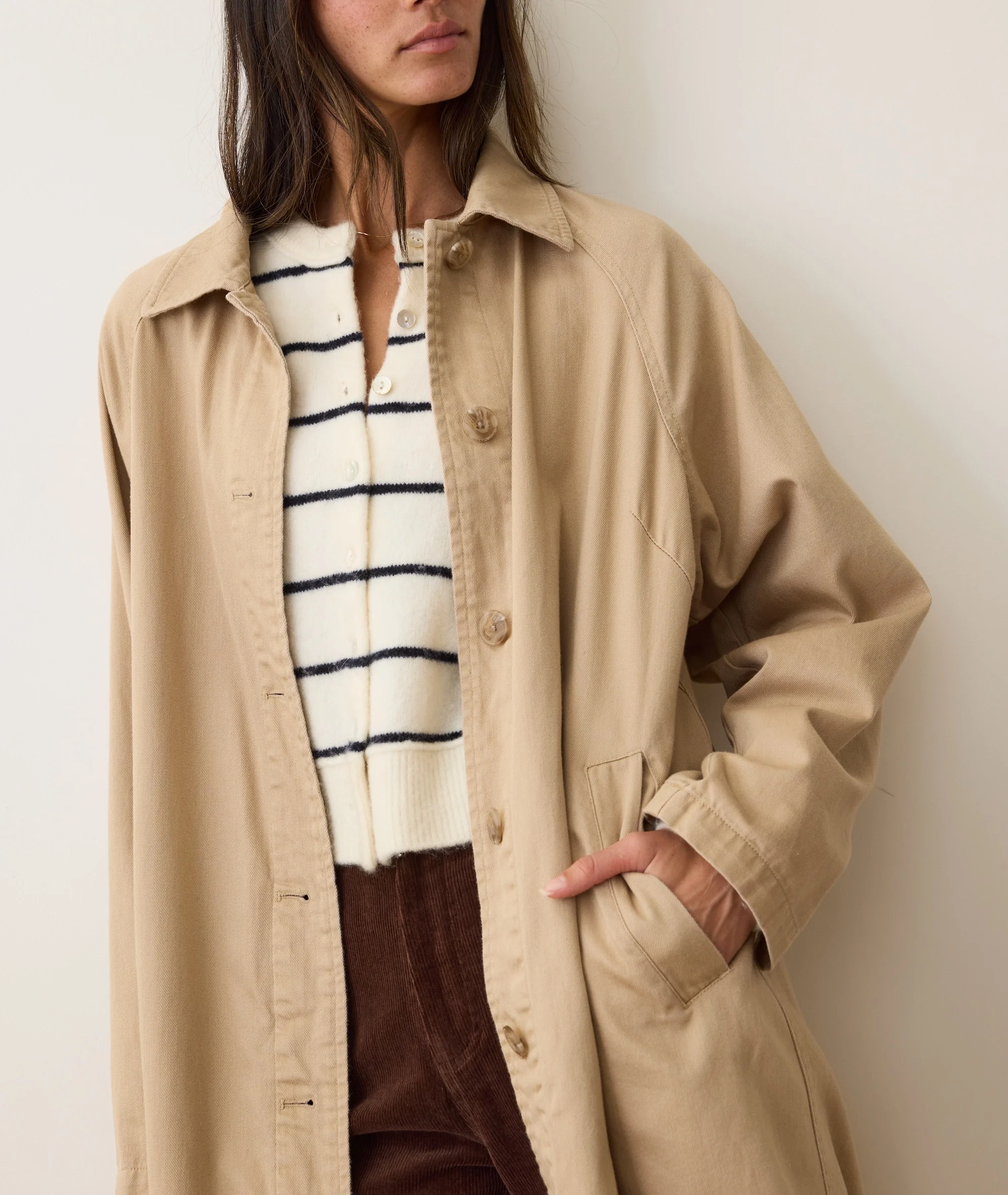 Hayes Twill Trench Coat - Image 6