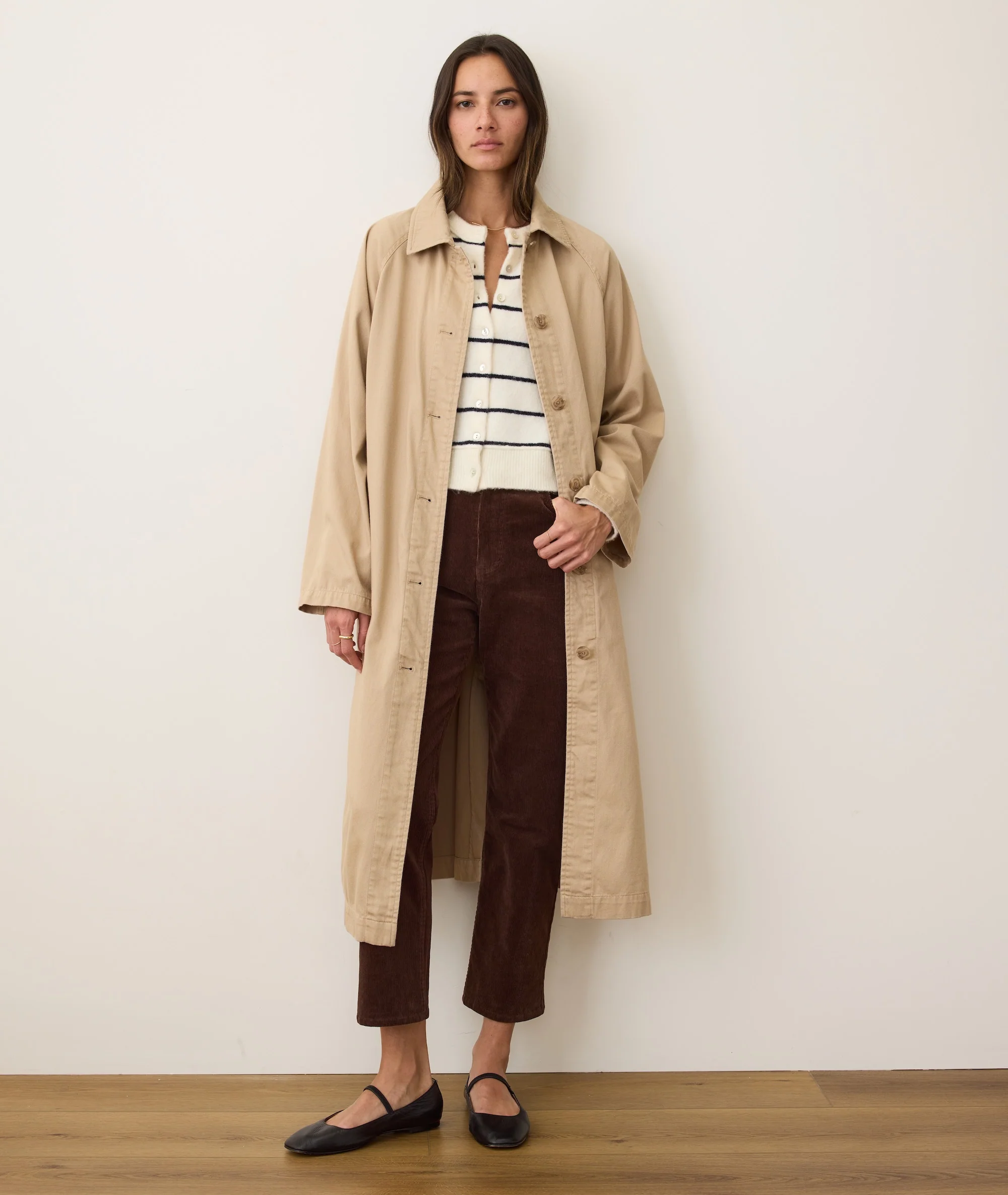 Hayes Twill Trench Coat - Image 8