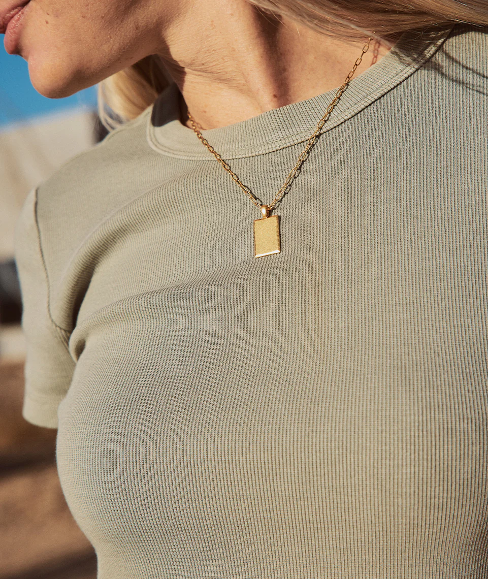 Lexi Rib Sun-In Crew Tee - Image 4