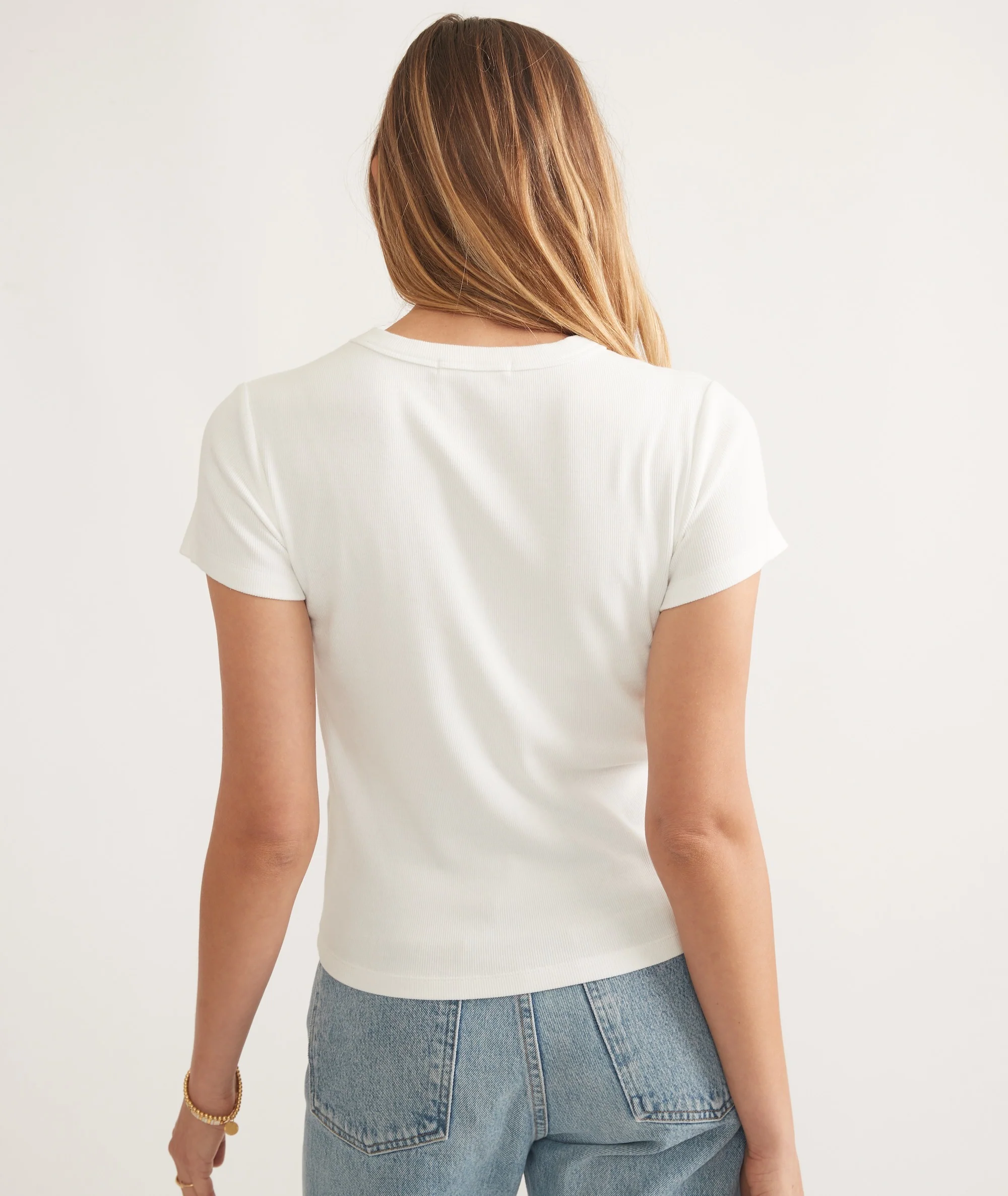 Lexi Rib Sun-In Crew Tee - Image 4