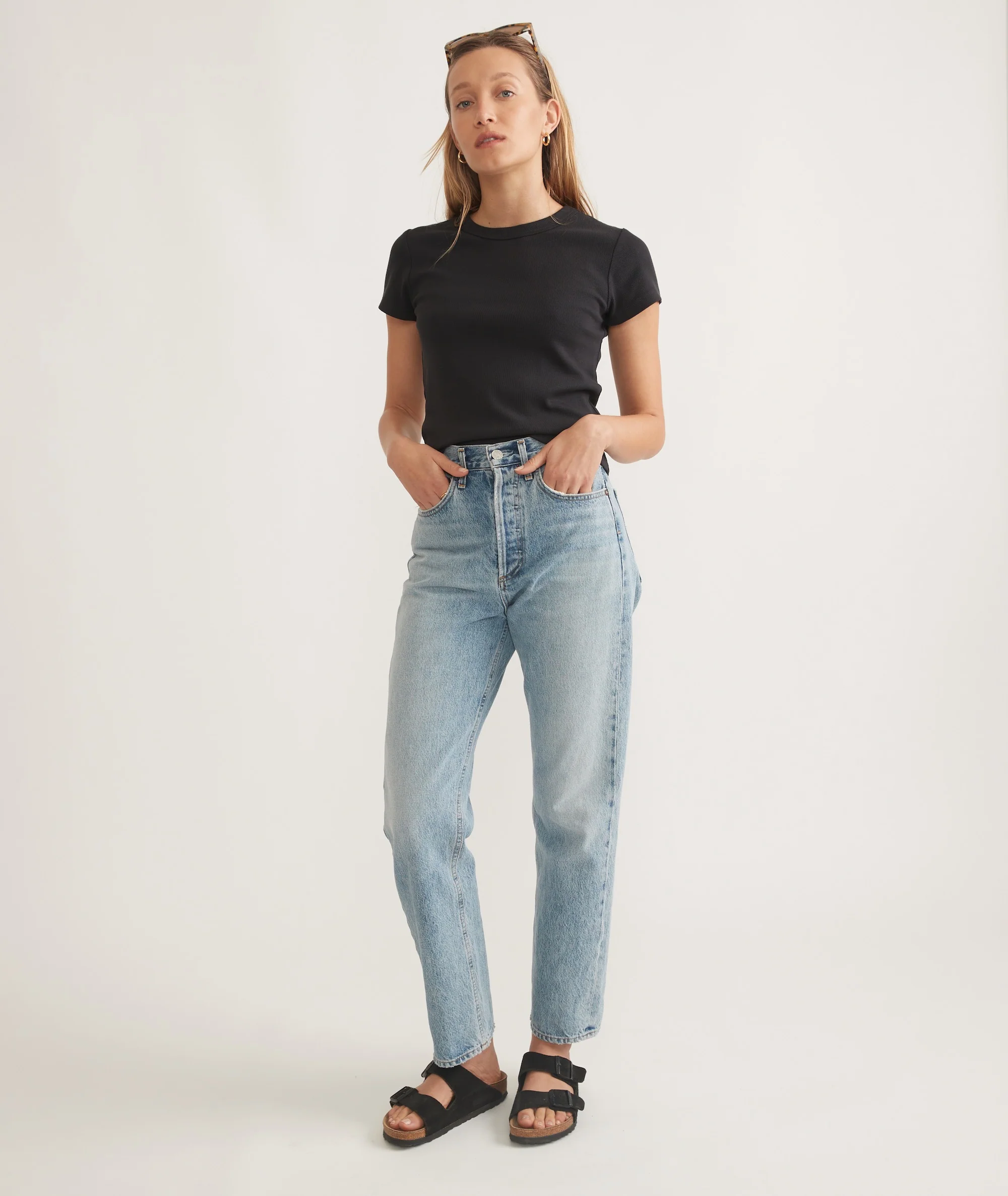 Lexi Rib Sun-In Crew Tee - Image 6