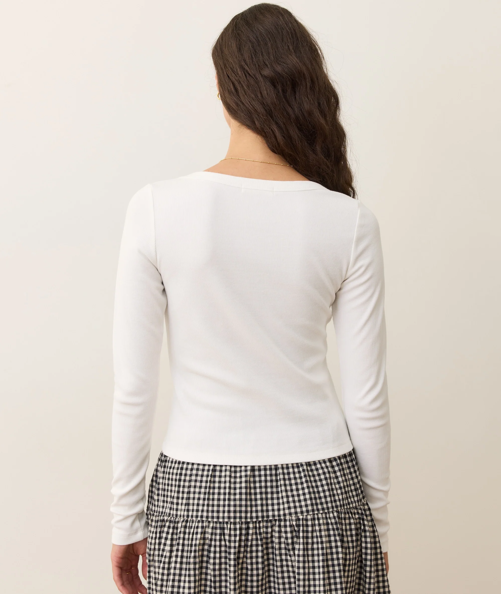 Lexi Rib Sun-In Longsleeve Scoop Tee - Image 6