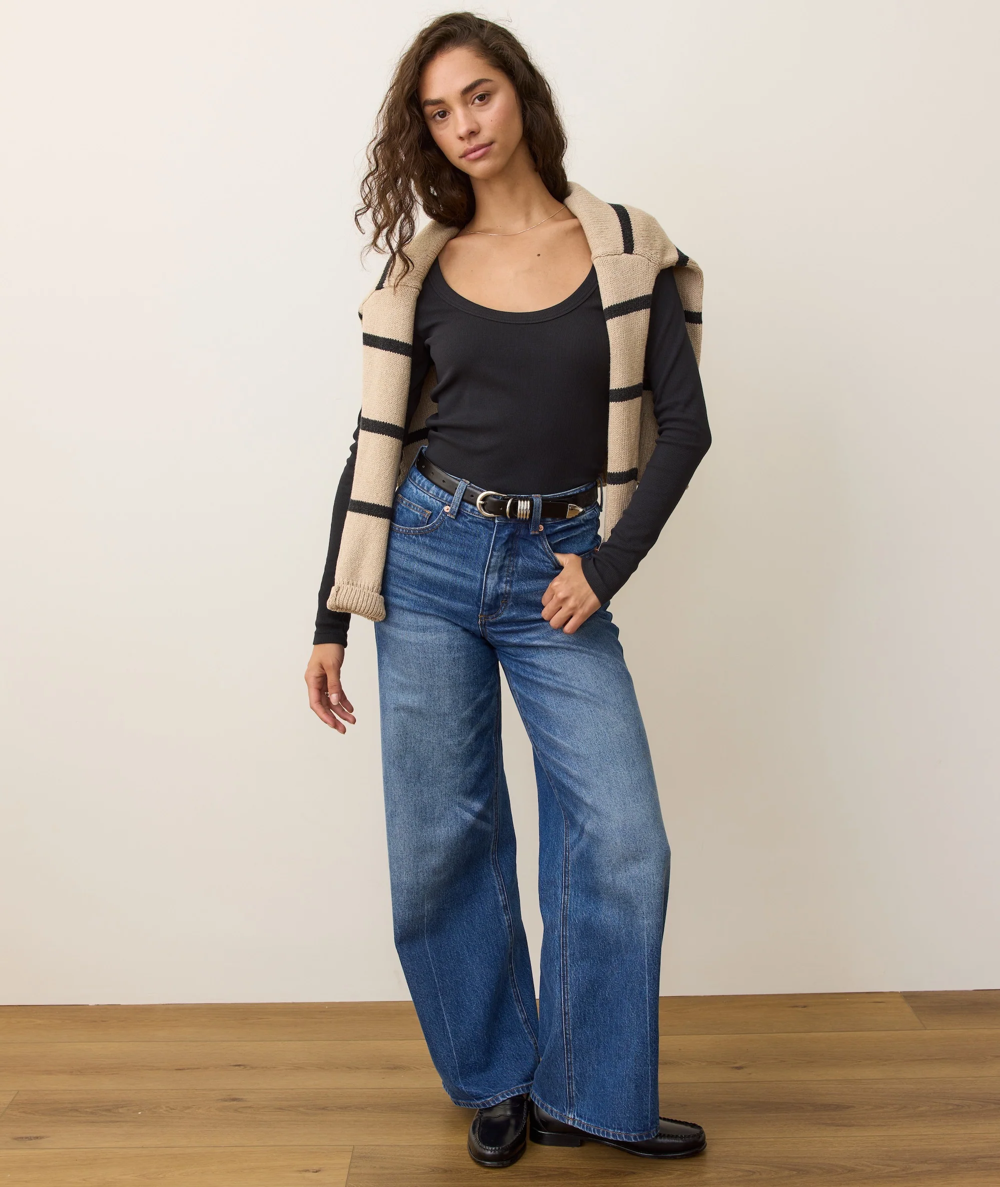 Lexi Rib Sun-In Longsleeve Scoop Tee - Image 5