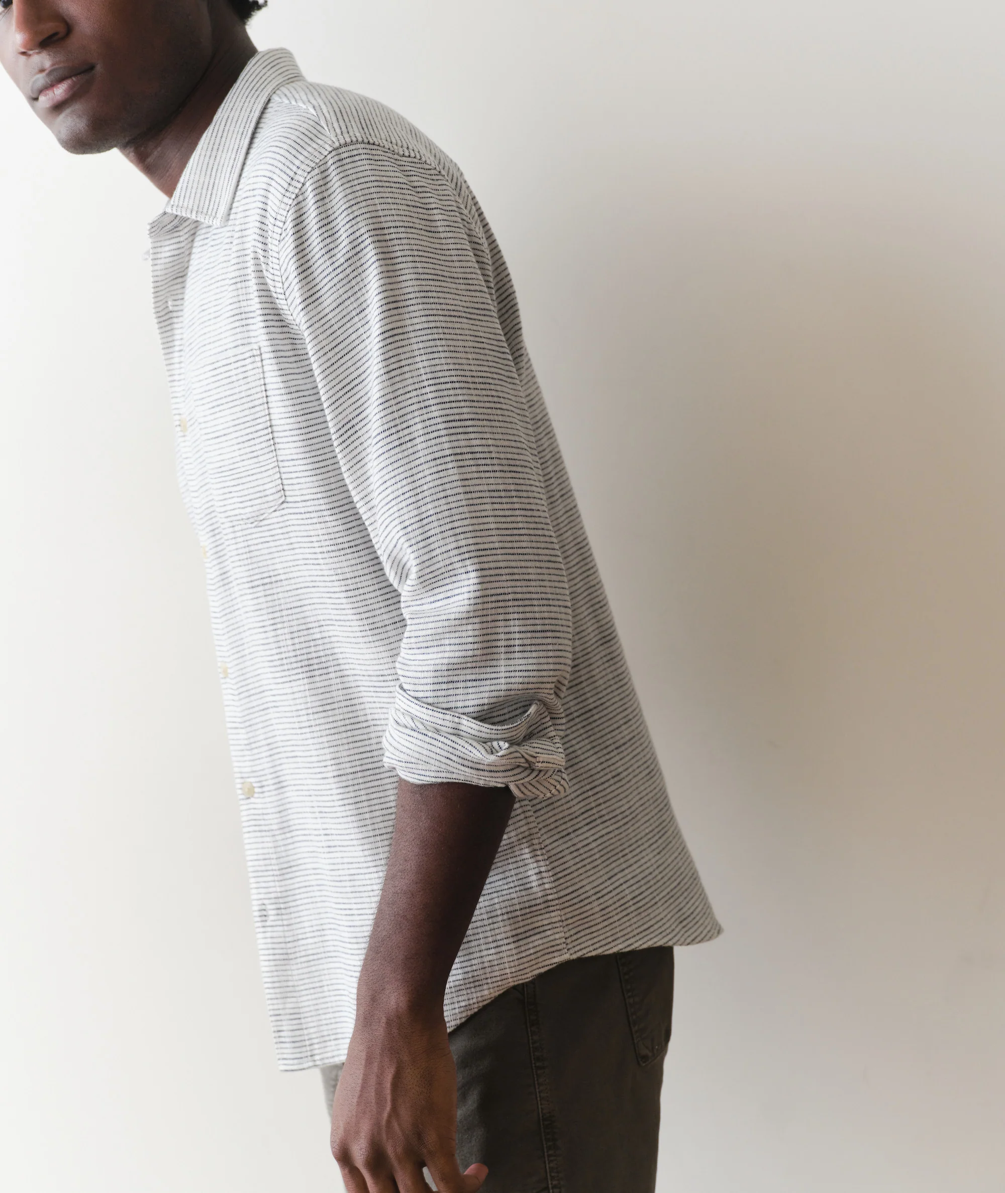 Stretch Selvage Long Sleeve Shirt - Image 5