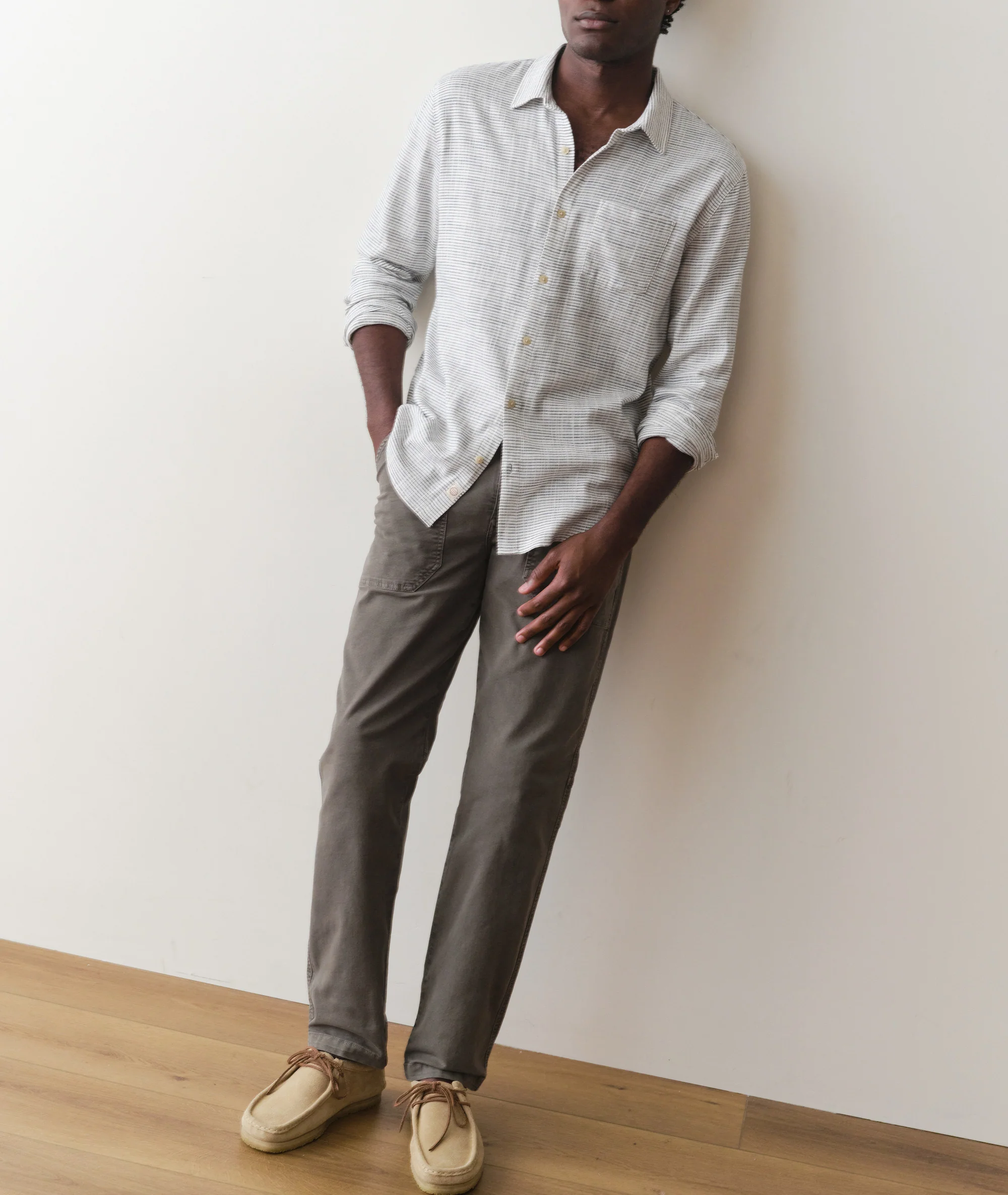 Stretch Selvage Long Sleeve Shirt - Image 7