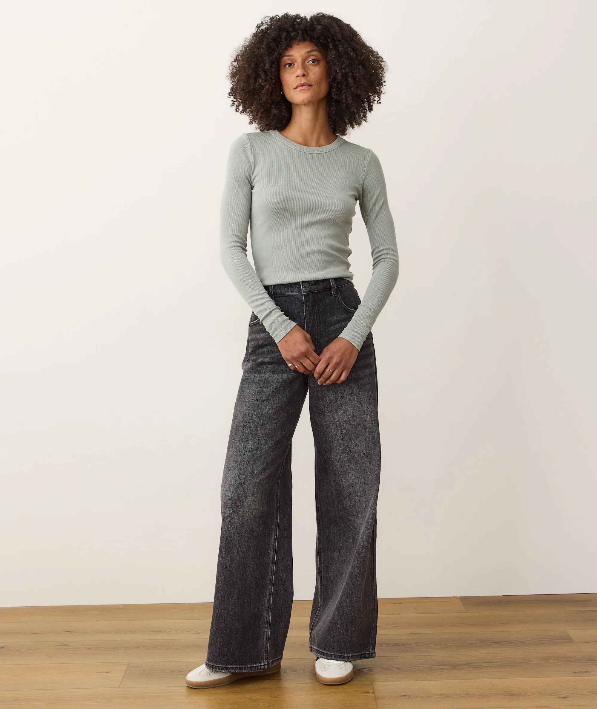 Lexi Rib Sun-In Longsleeve Crew Tee - Image 7