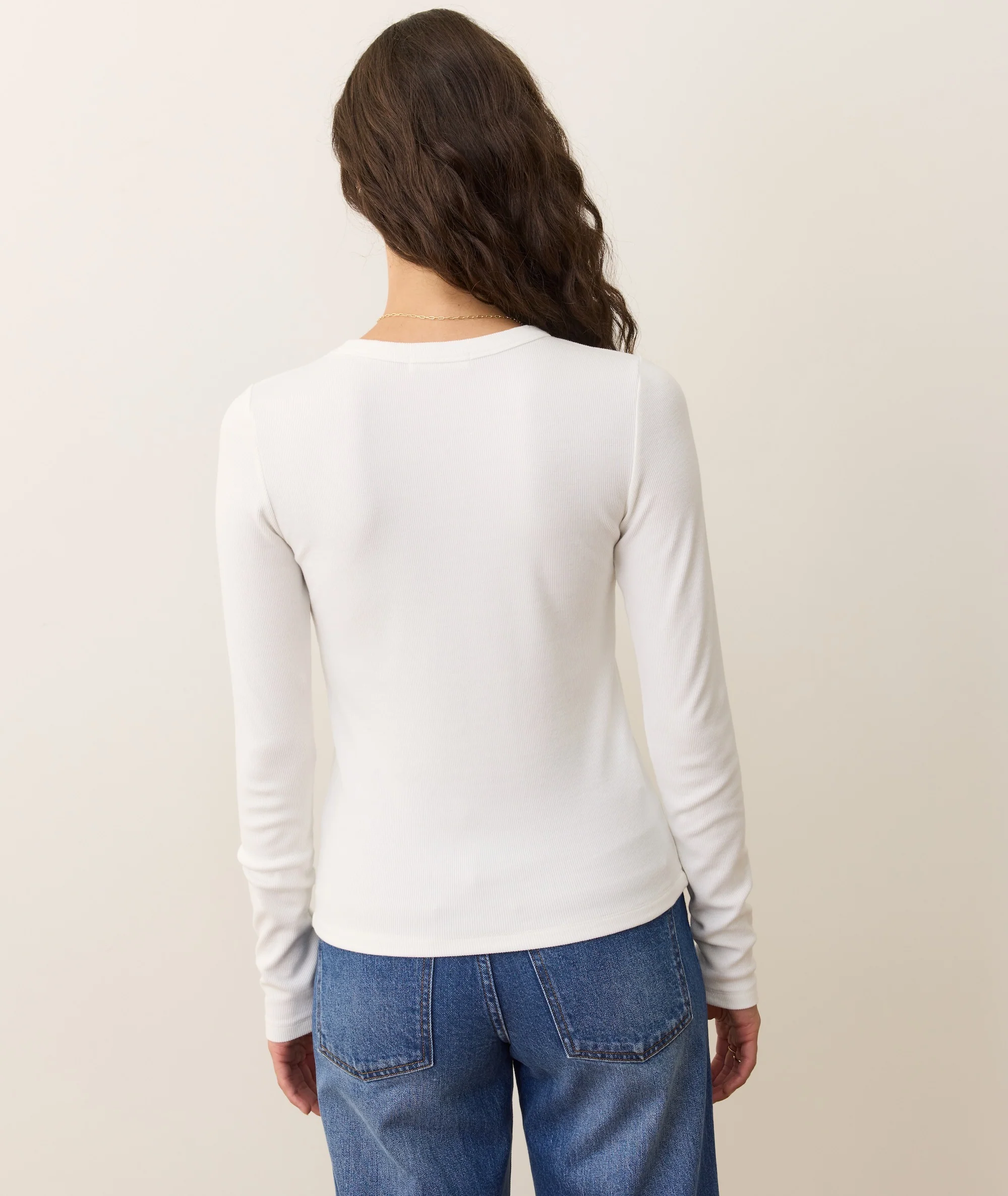 Lexi Rib Sun-In Longsleeve Crew Tee - Image 6