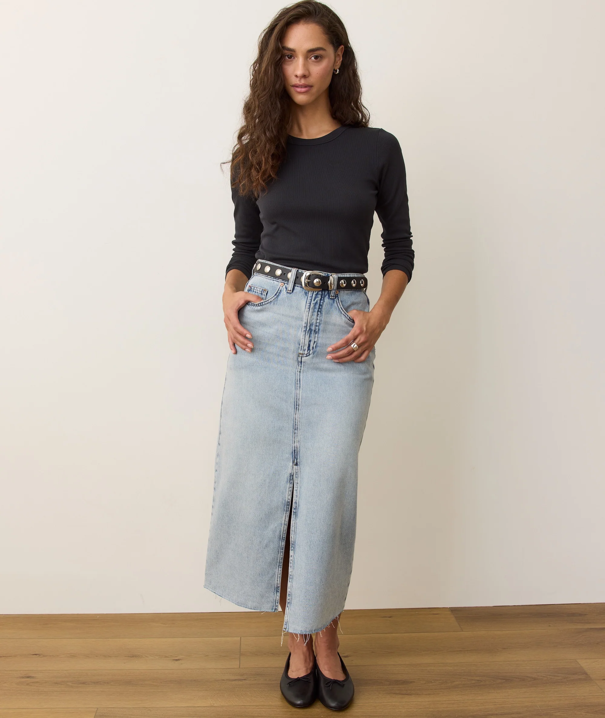 Lexi Rib Sun-In Longsleeve Crew Tee - Image 4