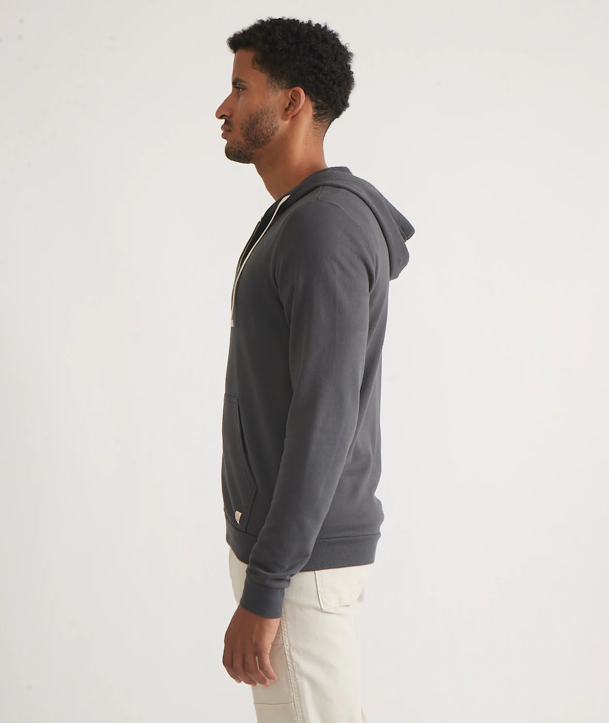 Men's Afternoon Hoodie in Asphalt Grey - Image 3