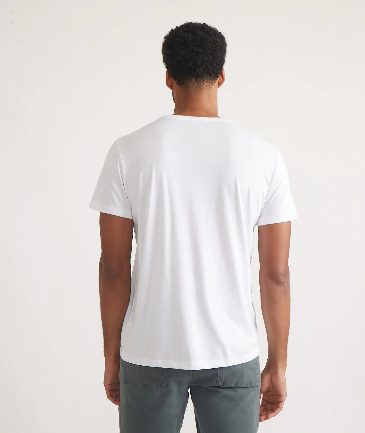 Men's Signature Crew in White - Image 5