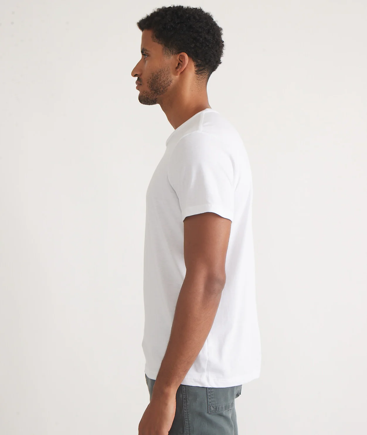 Men's Signature Crew in White - Image 6