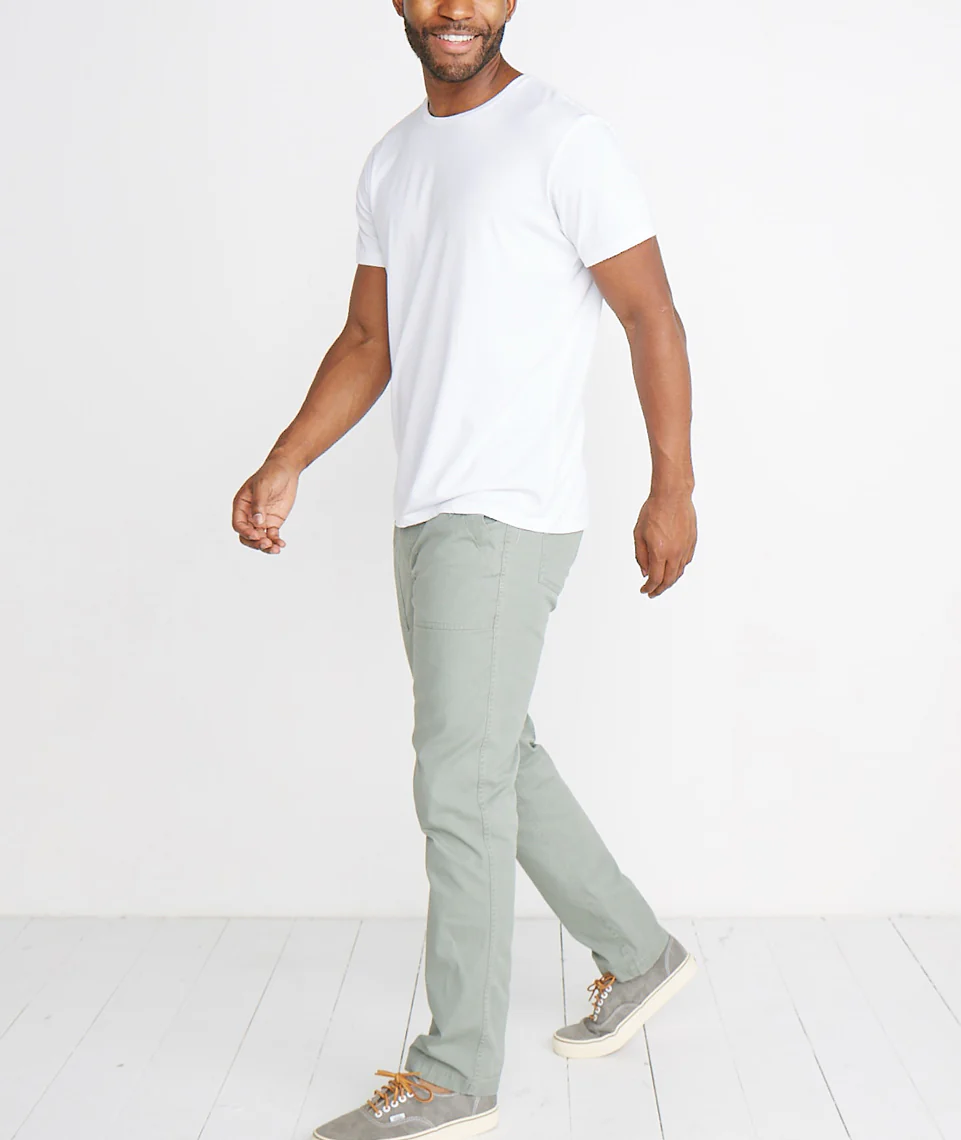 Men's Signature Crew in White - Image 8