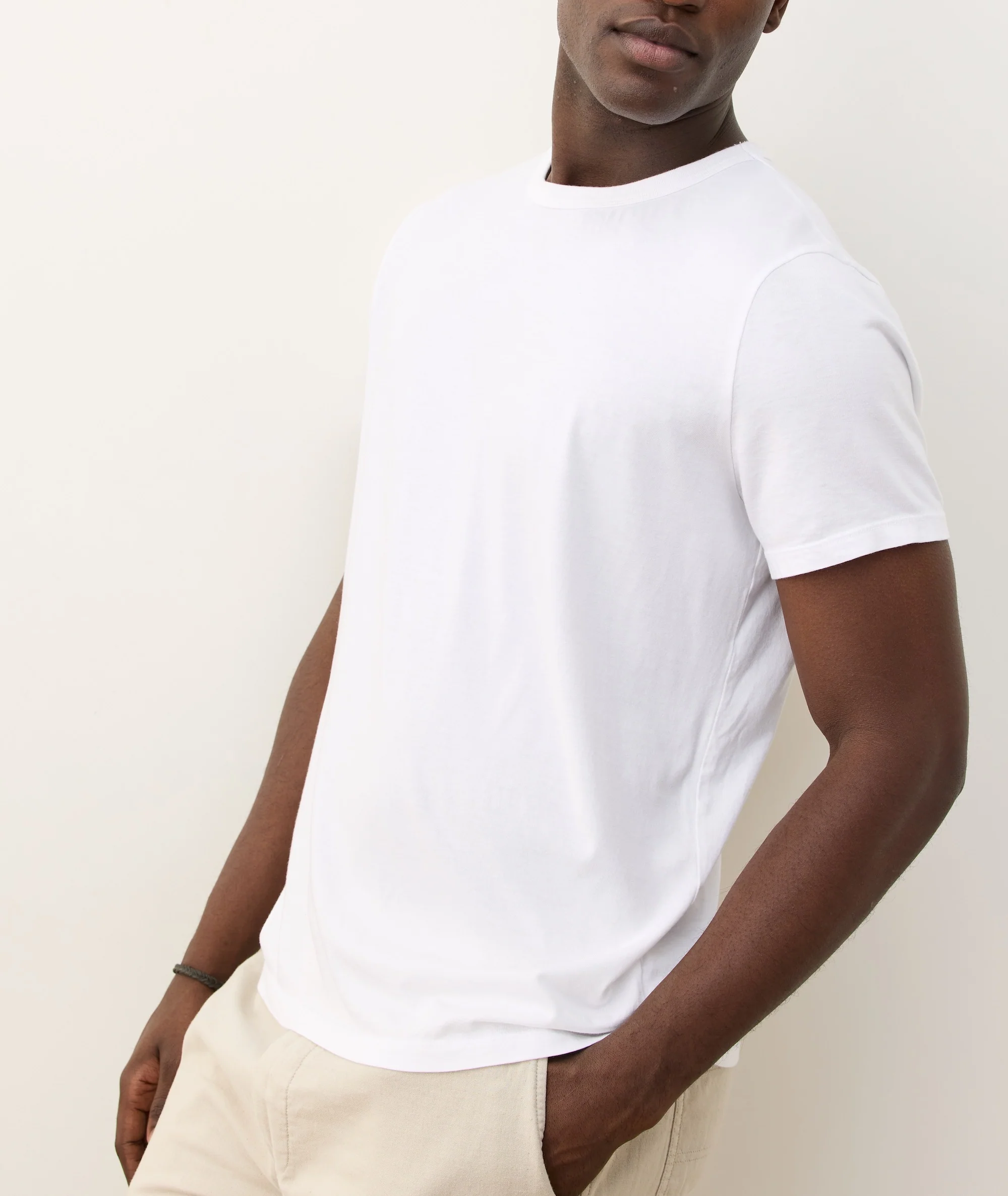 Men's Signature Crew in White - Image 9