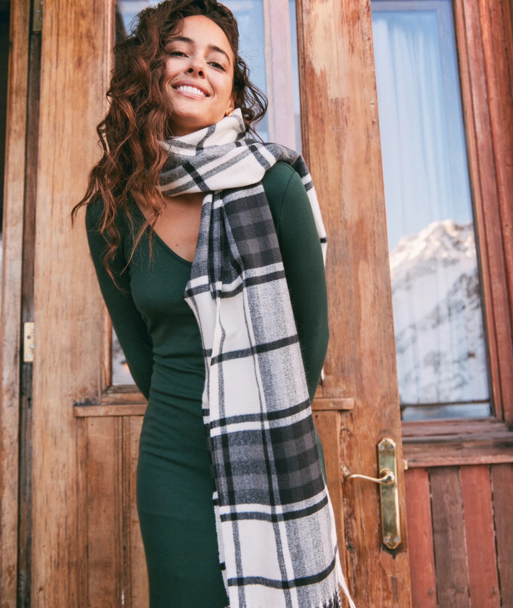 Plaid Scarf - Image 4