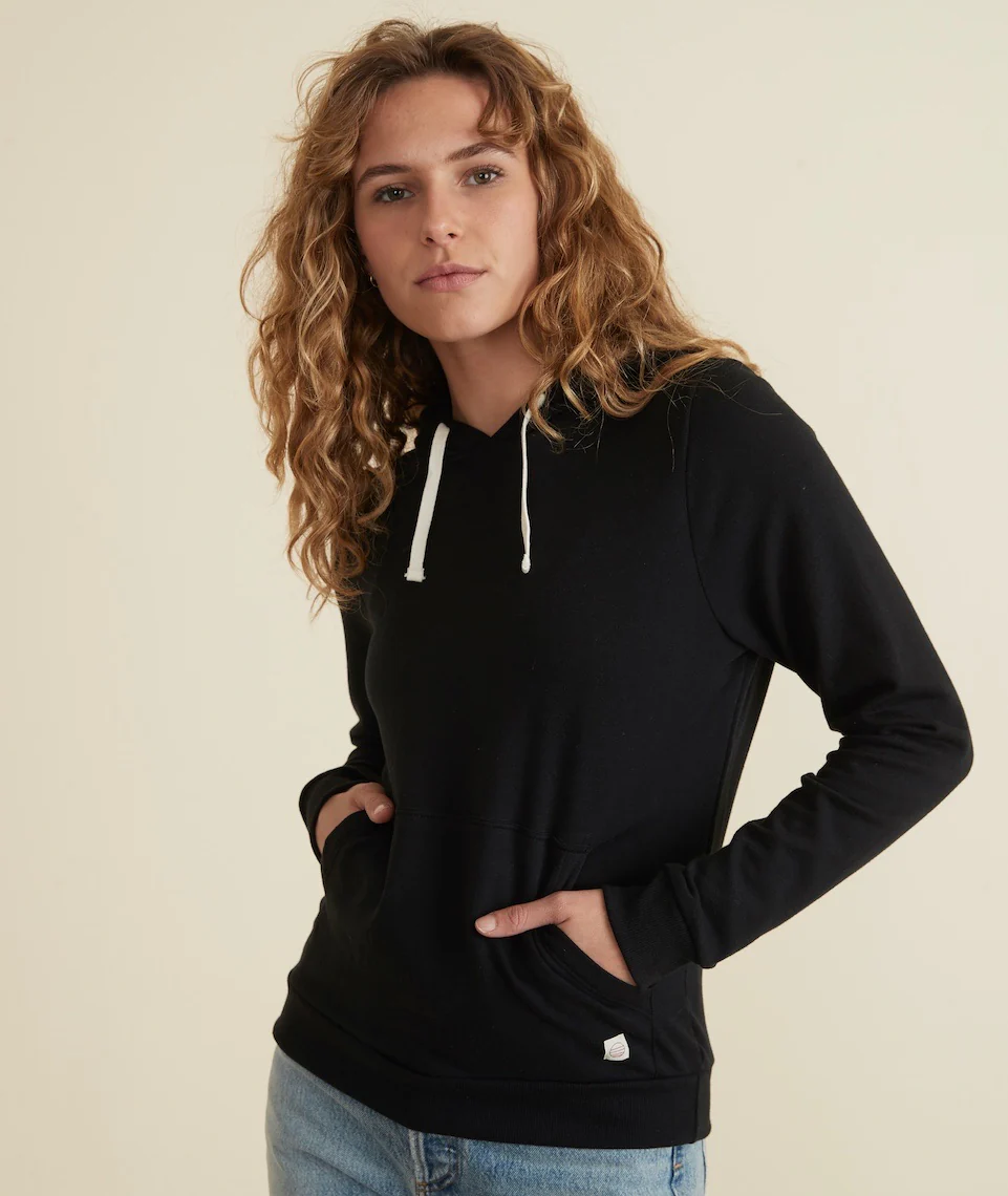 Women's Sunset Pullover Hoodie in Black - Image 3
