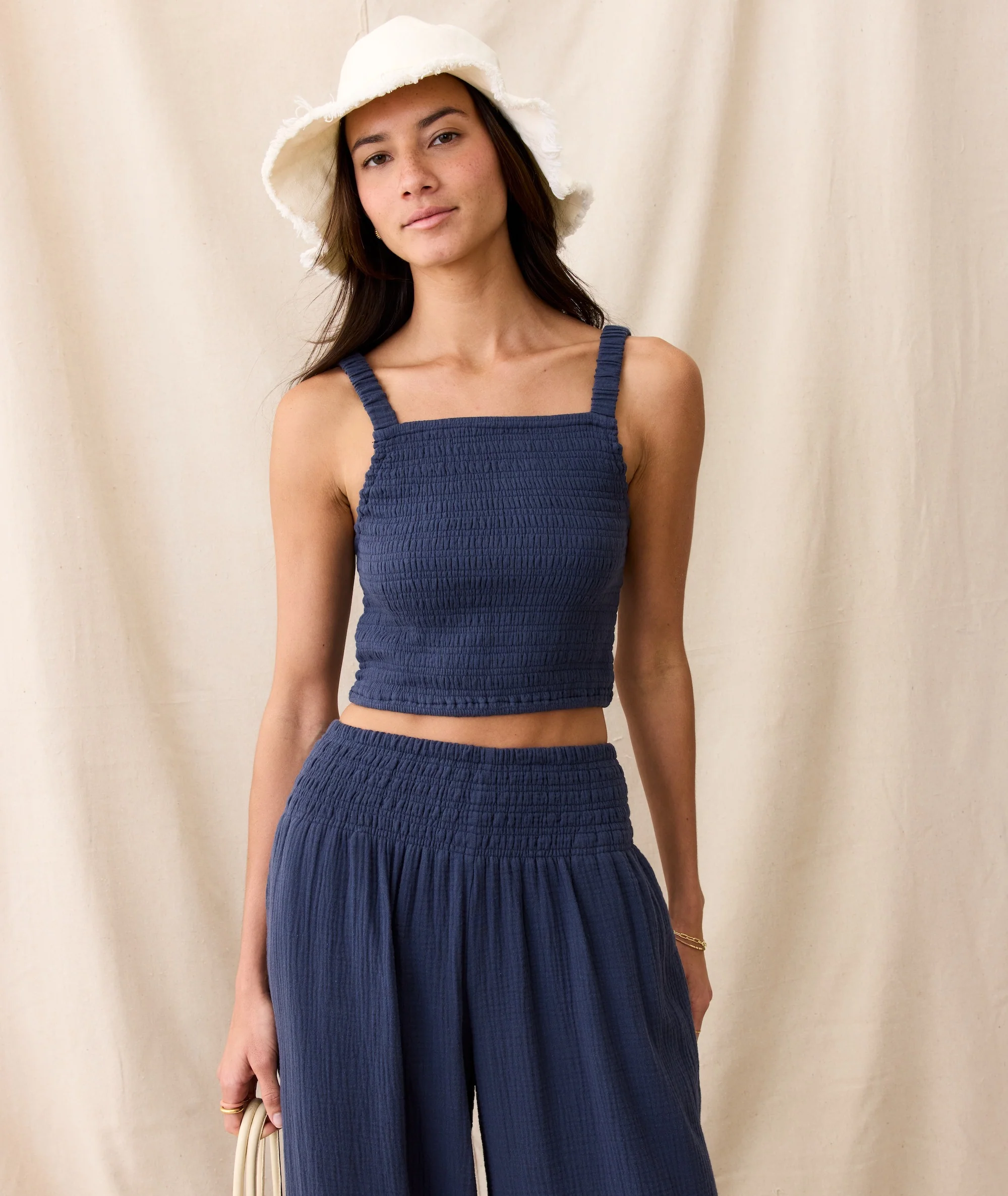 Sophia Double Cloth Palazzo Pant - Image 4