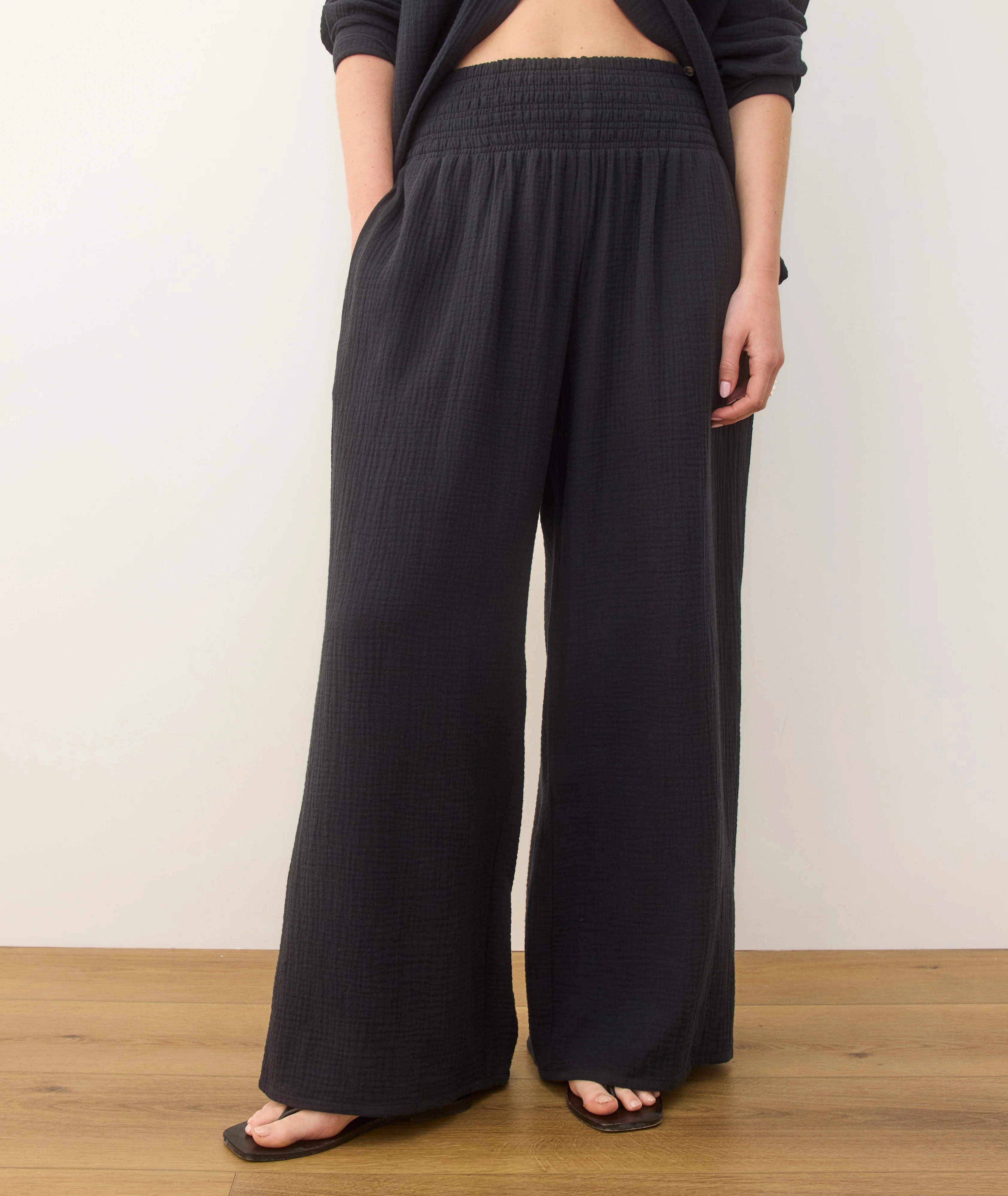 Sophia Double Cloth Palazzo Pant - Image 5