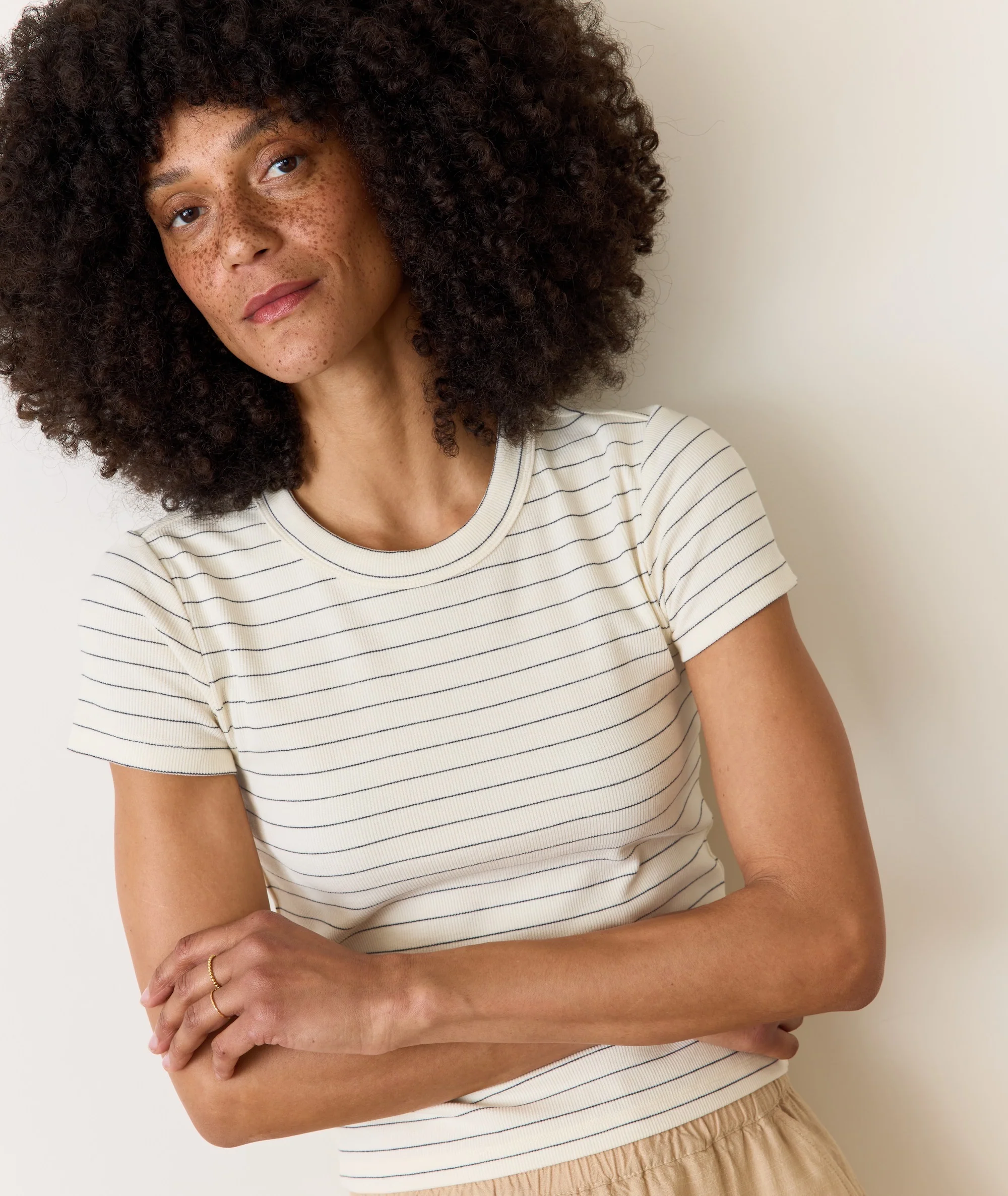 Lexi Rib Sun-In Crew Tee - Image 6