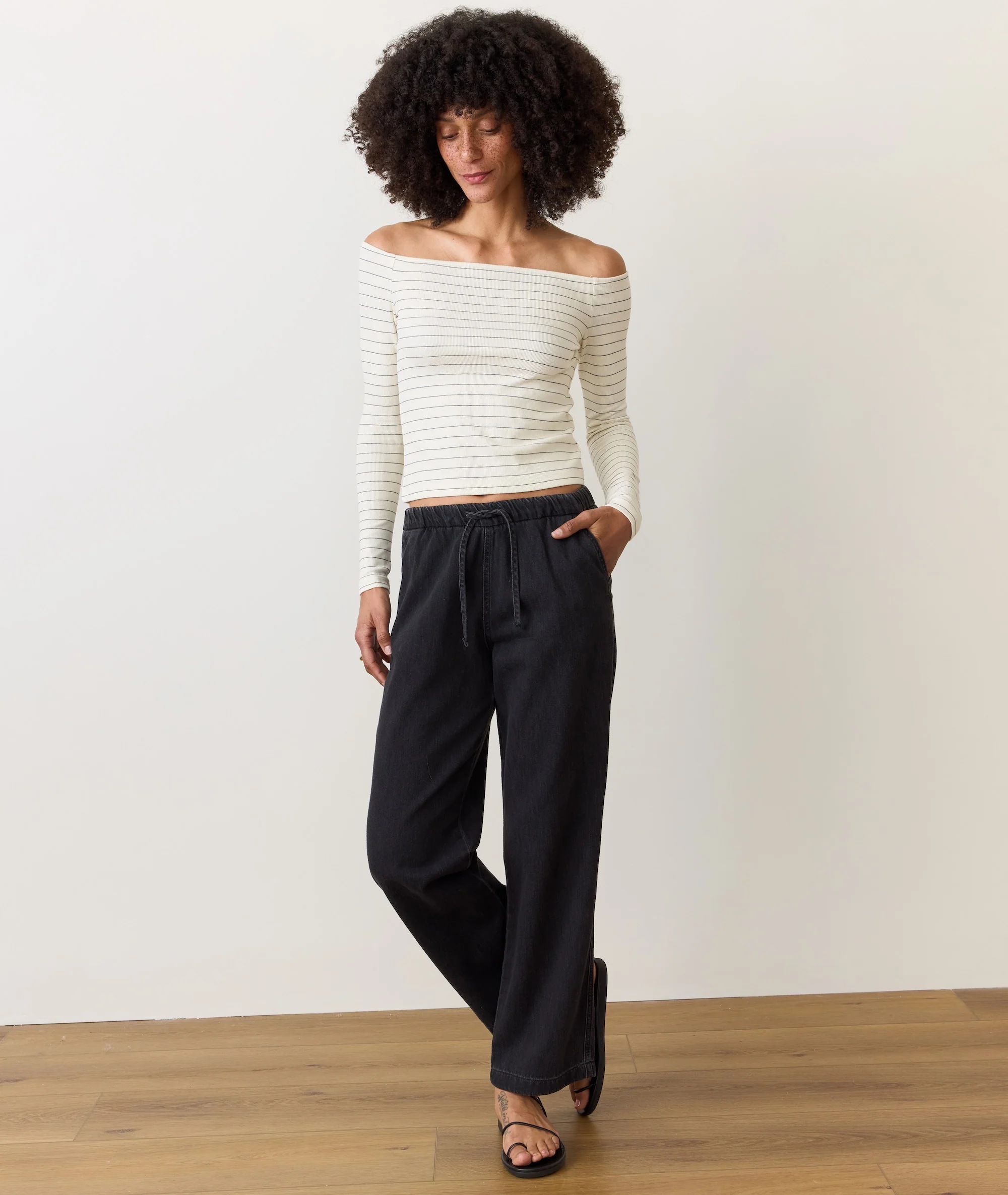 Lexi Rib Sun-In Off the Shoulder Top - Image 6