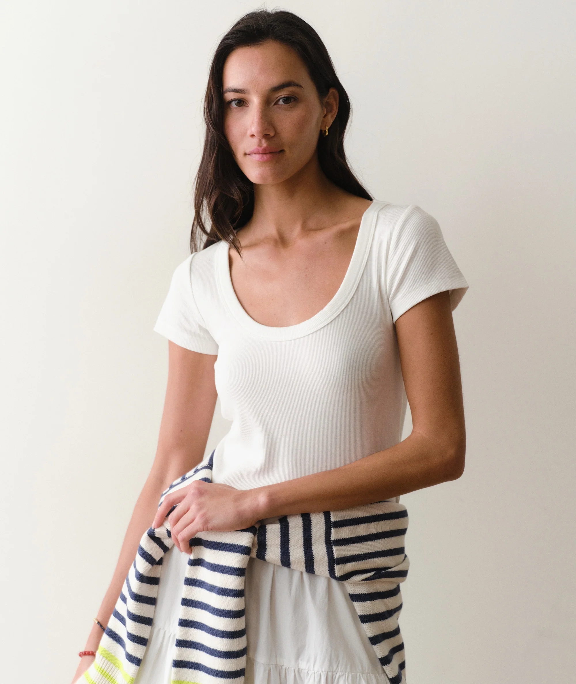 Lexi Rib Sun-In Scoop Tee - Image 3