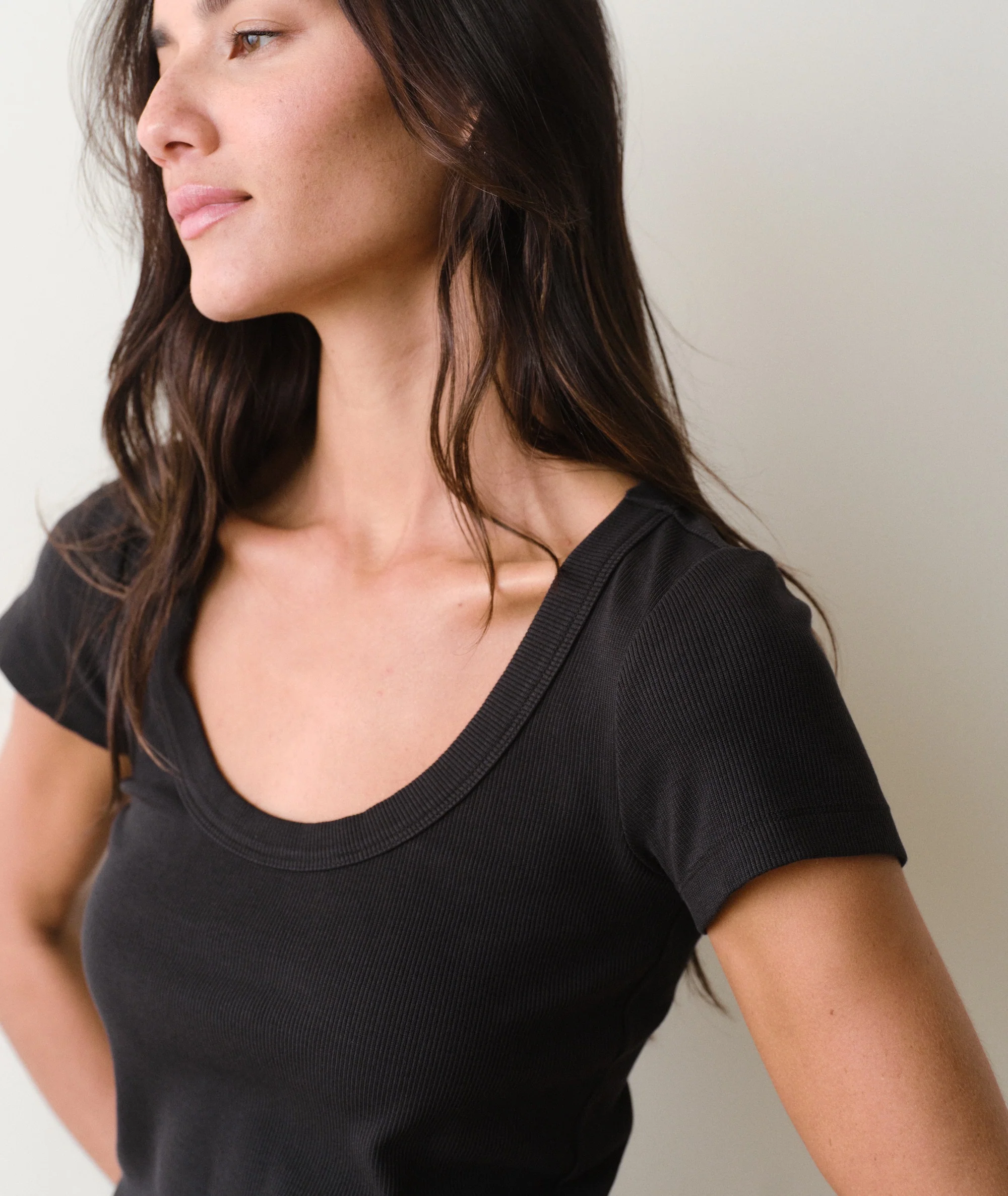 Lexi Rib Sun-In Scoop Tee - Image 5