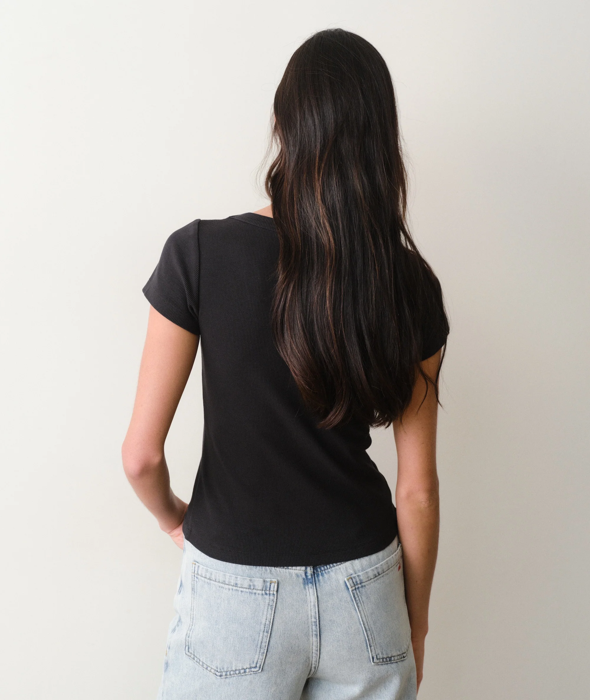 Lexi Rib Sun-In Scoop Tee - Image 6