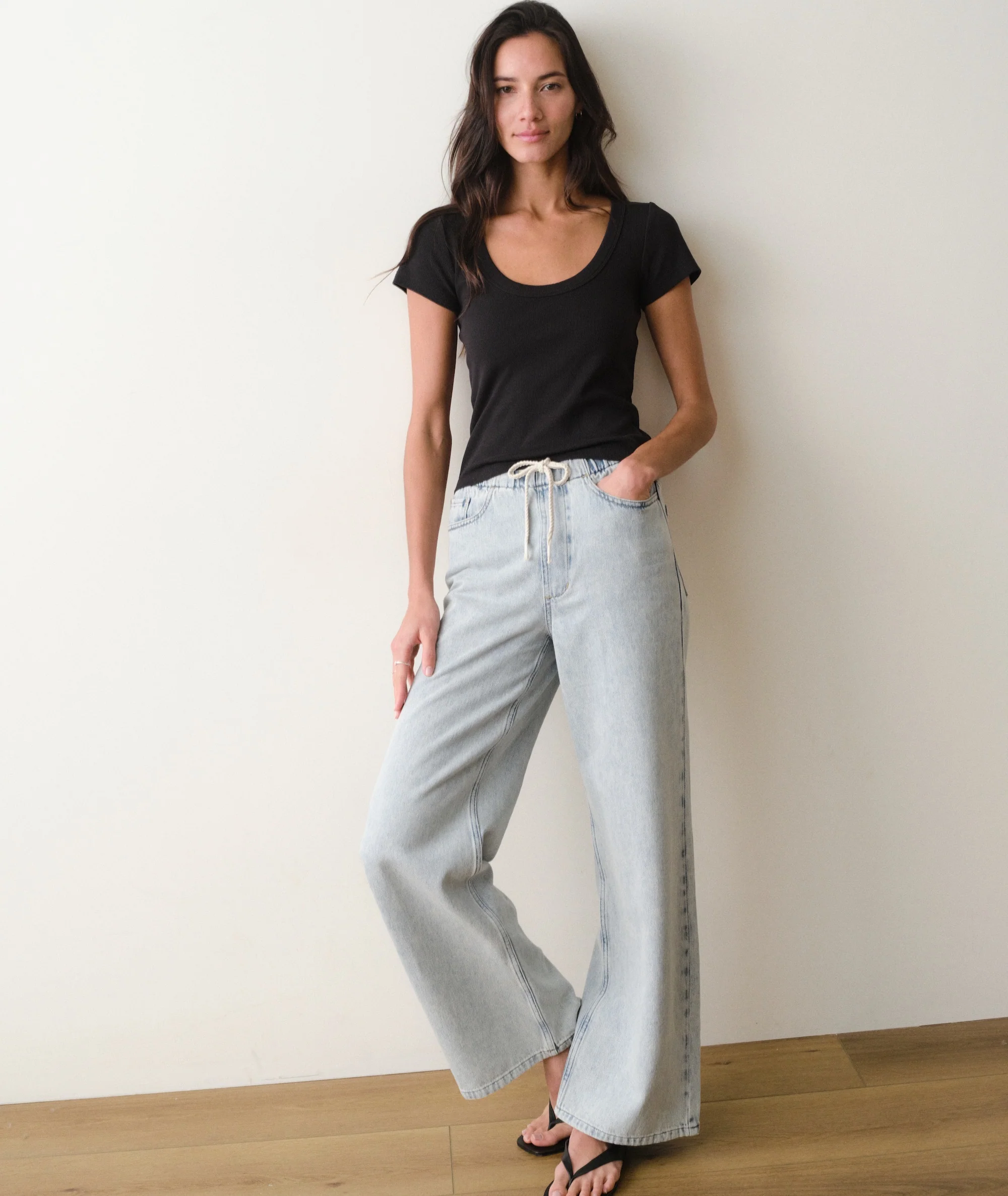 Lexi Rib Sun-In Scoop Tee - Image 7