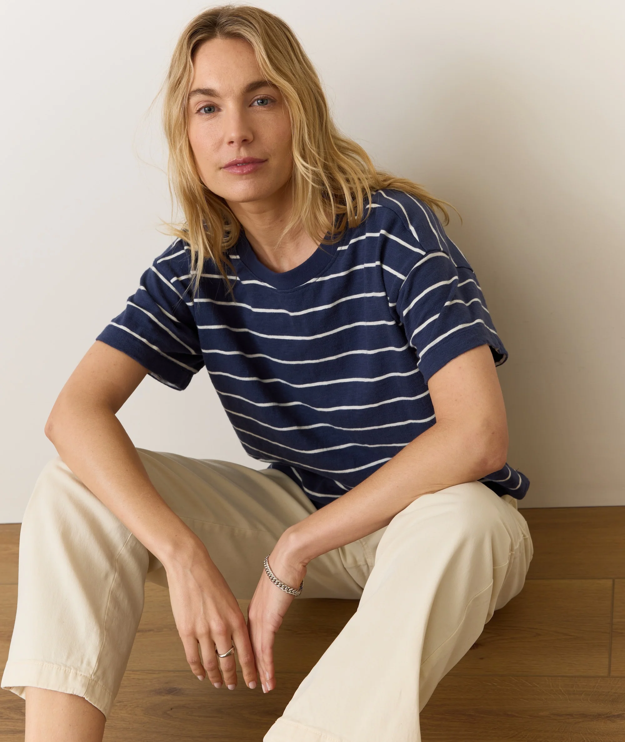 Sadie Vintage Slub Crop Tee - Image 4